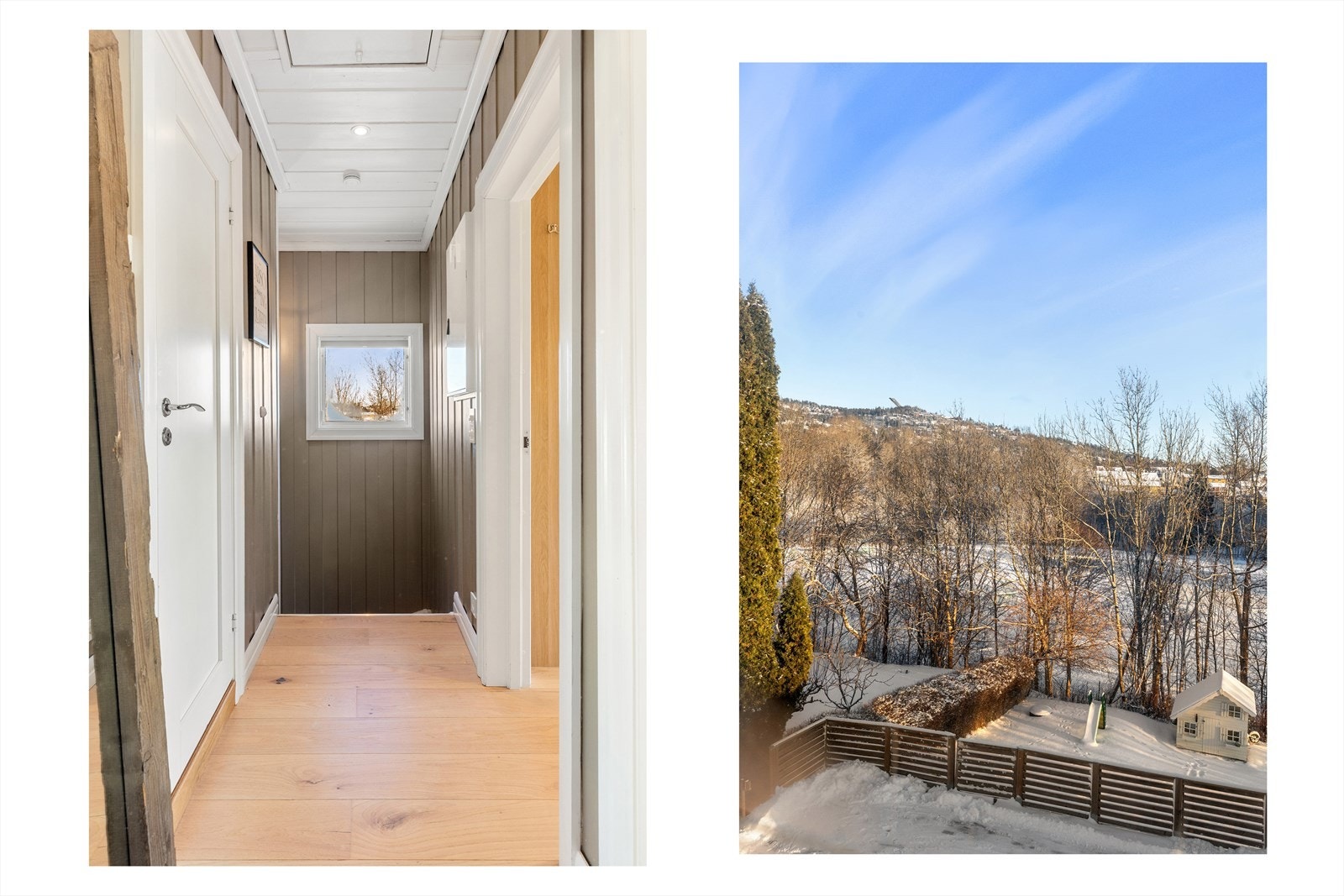 2. etasje inneholder tre soverom og bad. Galleribilde