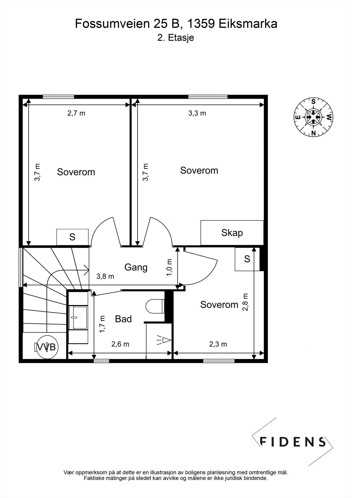 Plantegning 2. etasje. Galleribilde
