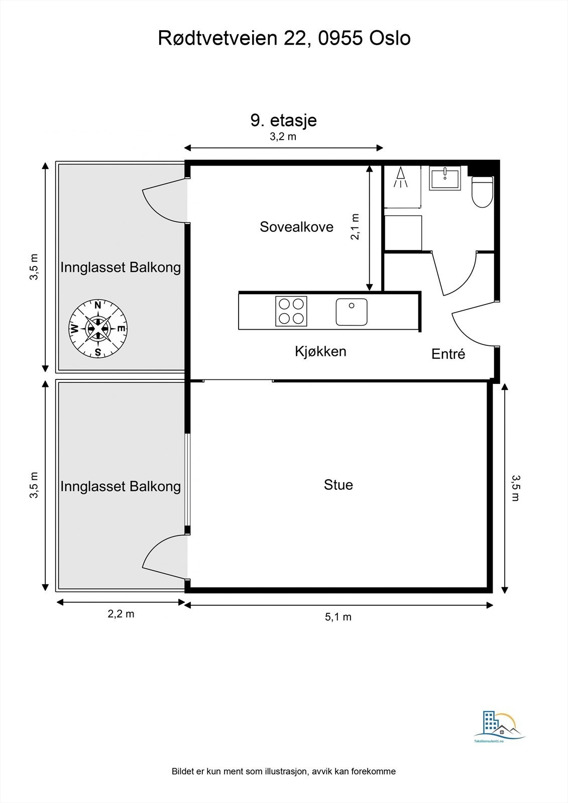 Plantegning Galleribilde