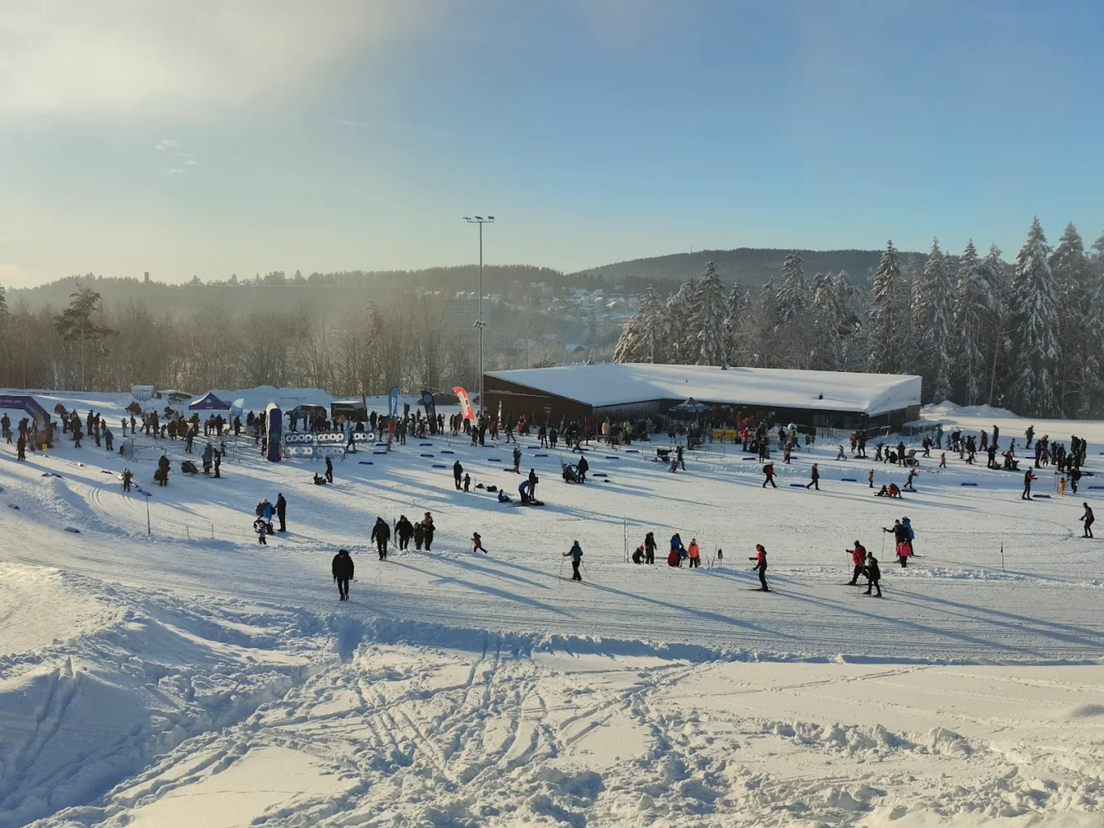 Lillomarka Arena vinterstid. Foto: Caprari Gheorghe Galleribilde