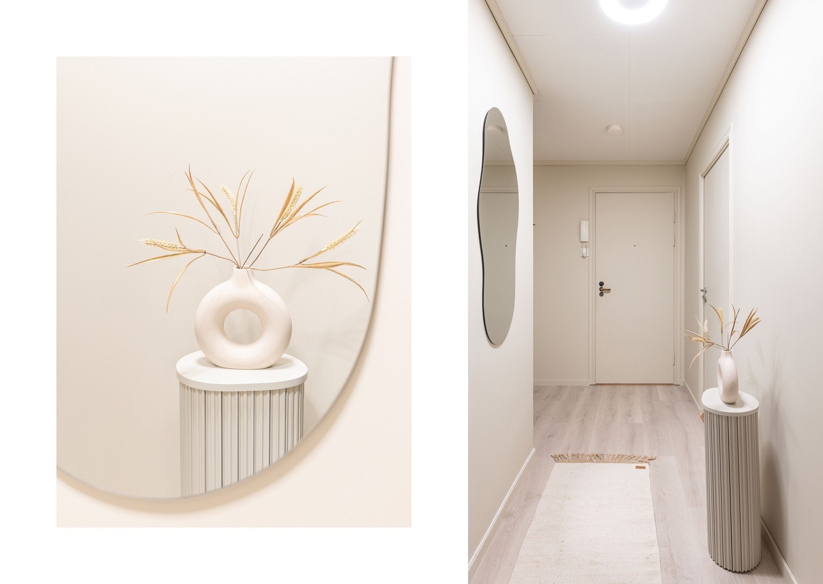 Leiligheten har to soverom, plassert på hver sin side av boligen. Galleribilde