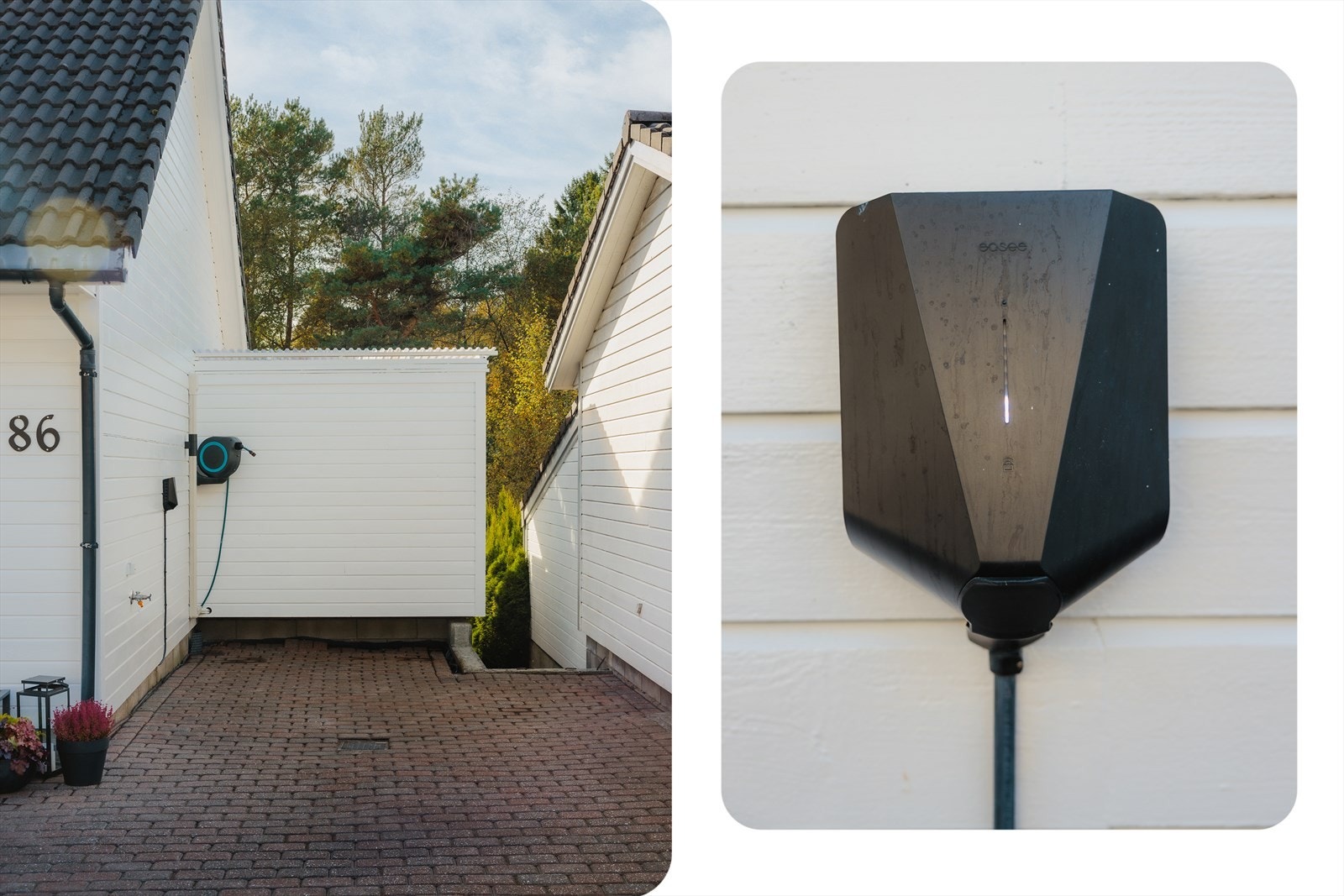 I 2022 ble det installert elbillader Galleribilde