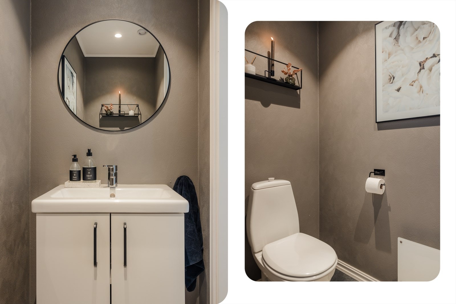 Tidsriktig og praktisk toalett målt til 1,8m² Galleribilde