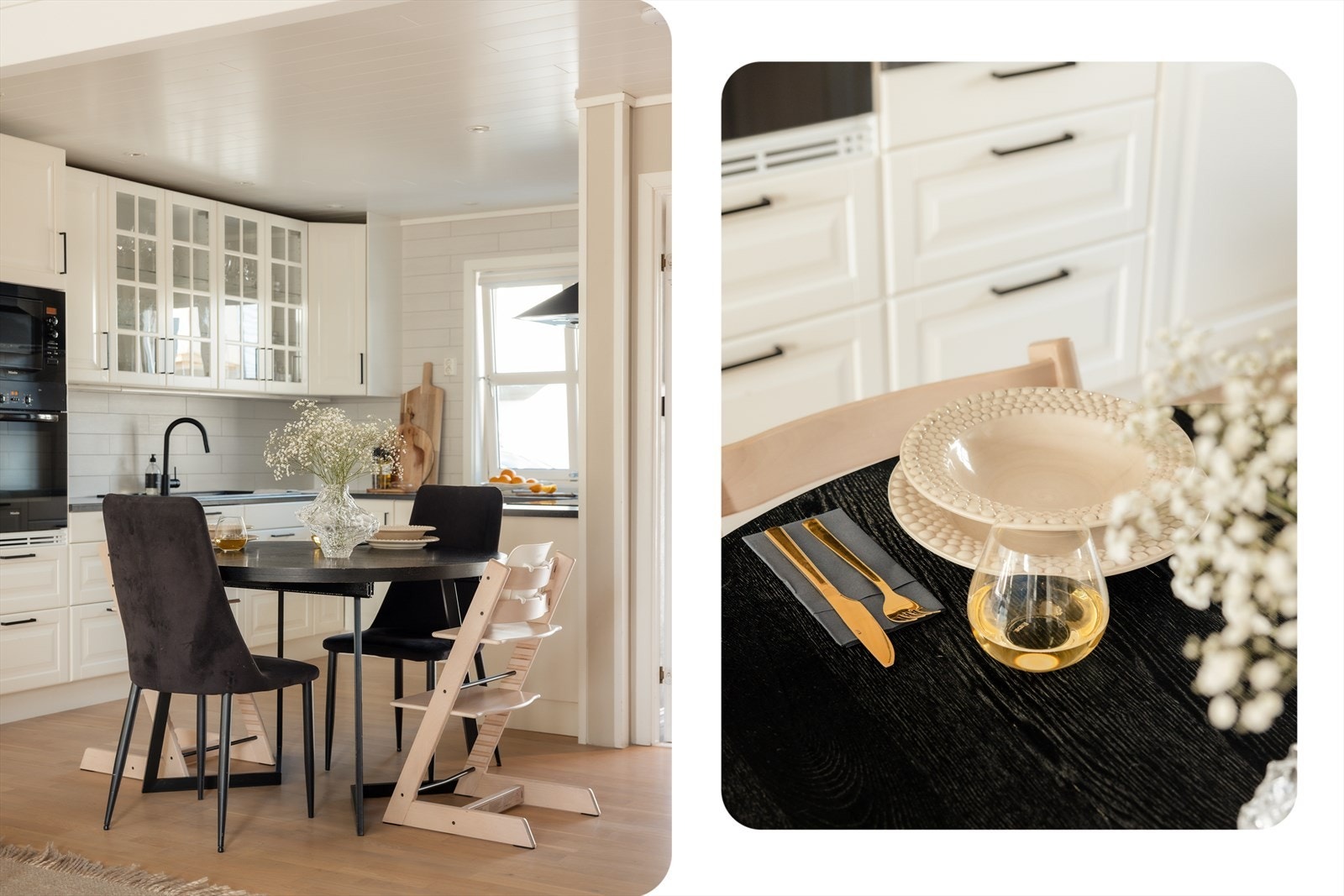 I april 2025 ble installert ny oppvaskmaskin på kjøkkenet, og i mai ble det etablert helt nytt avløpssystem med rørføring til servant Galleribilde