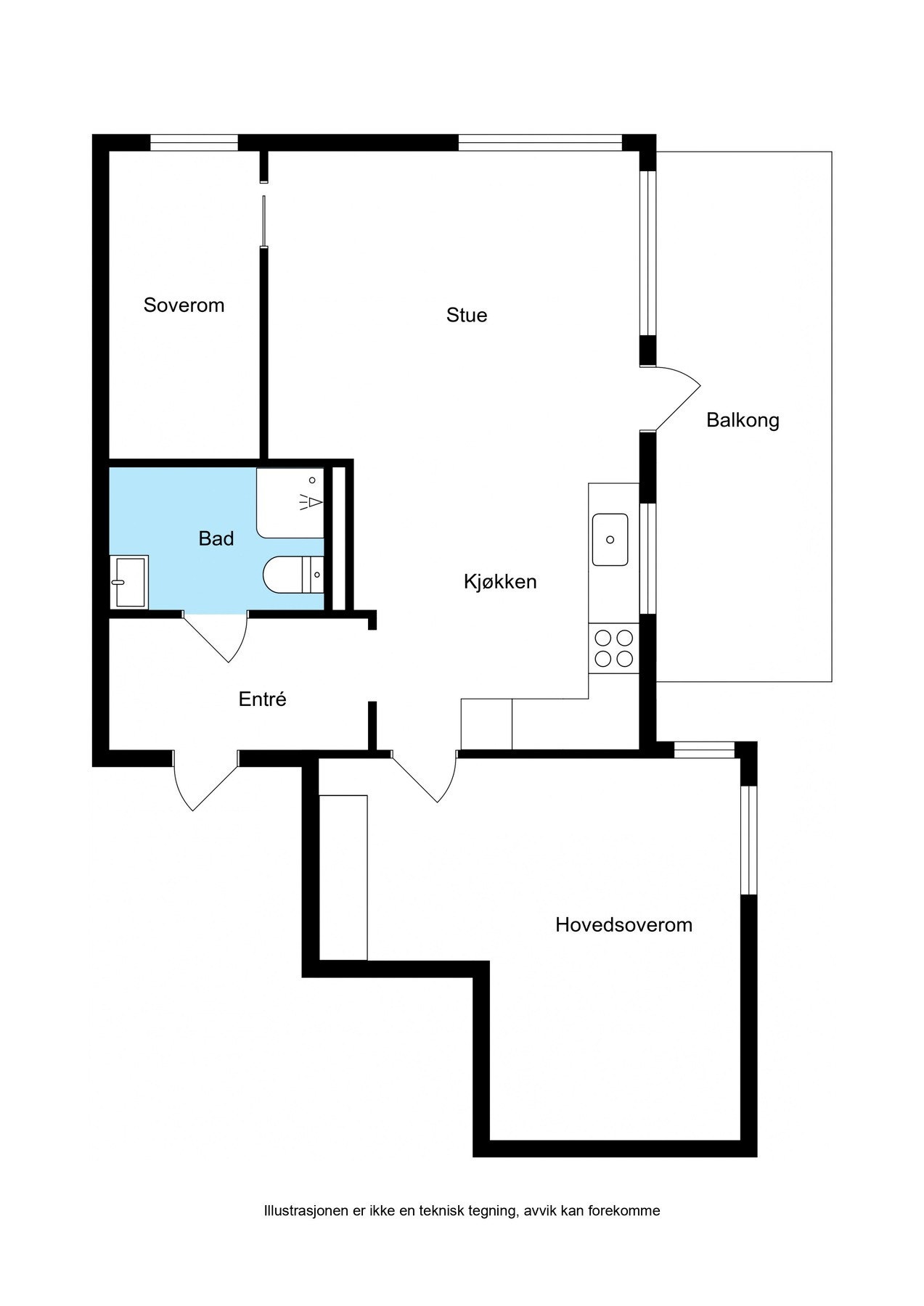 Plantegning Galleribilde