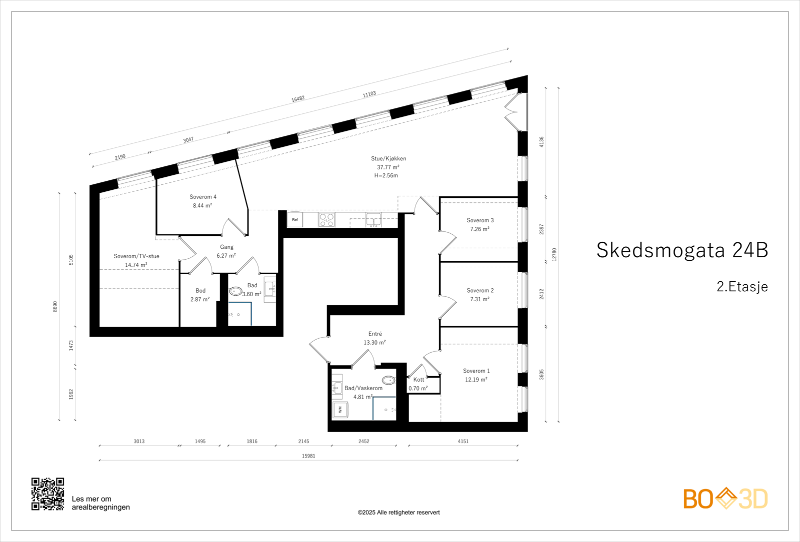 Plantegning Galleribilde