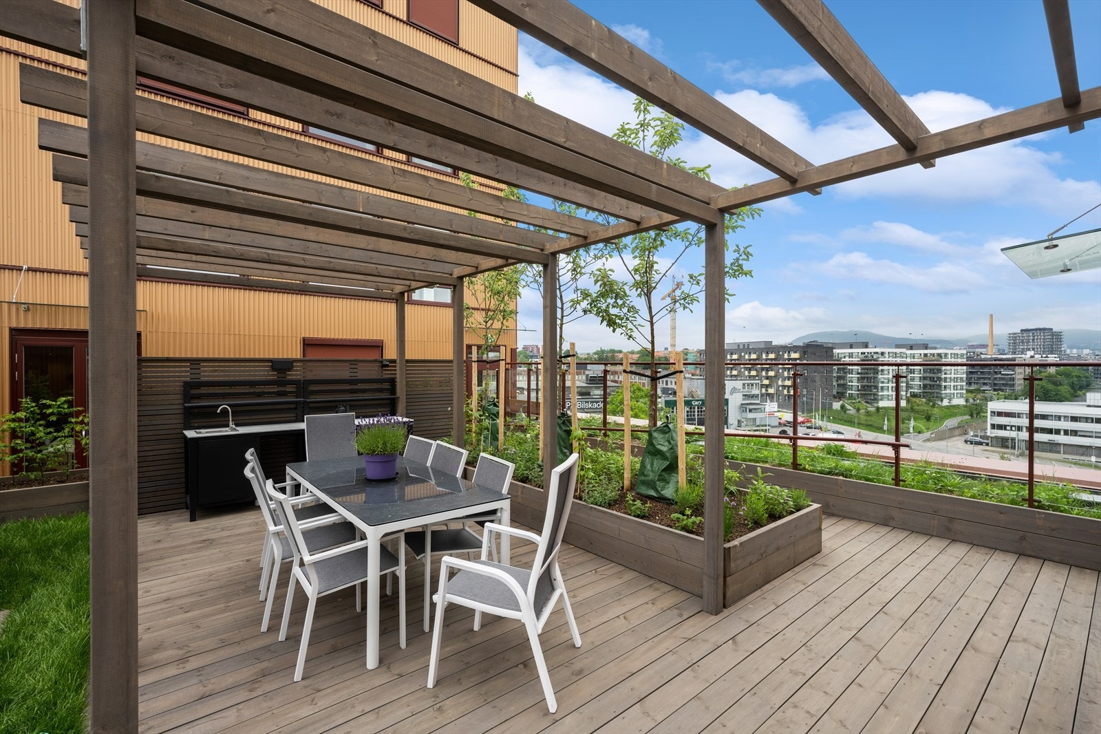 Felles takterrasse Galleribilde