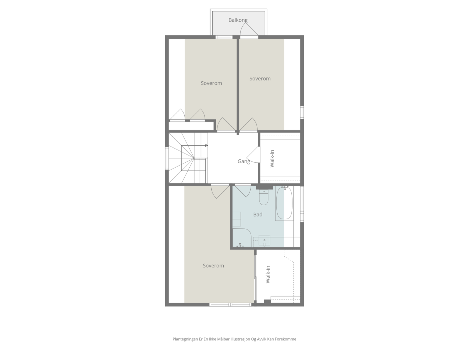 Plantegning 2. etasje Galleribilde