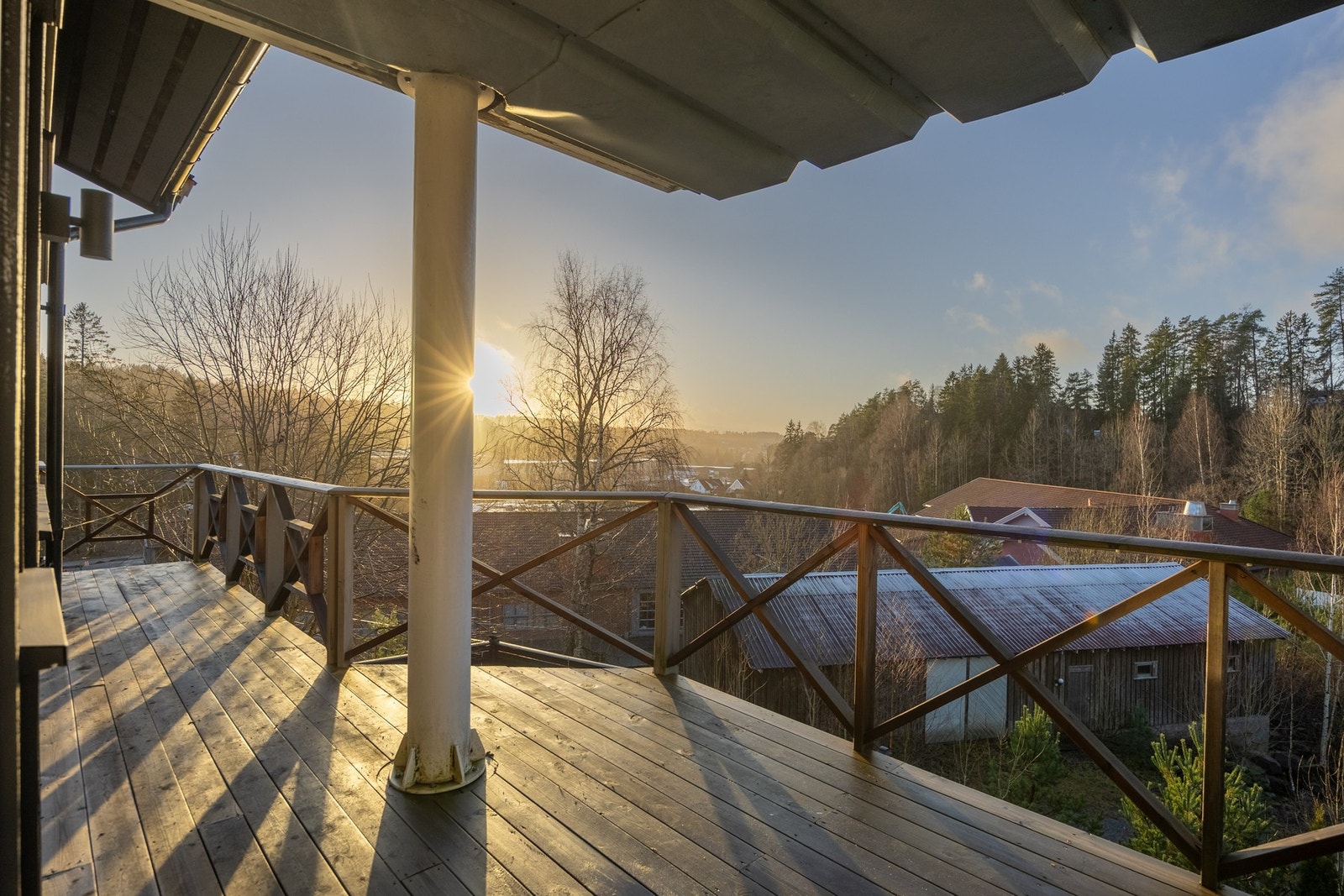 Her kan man innrede med ønsket utemøblement. Galleribilde