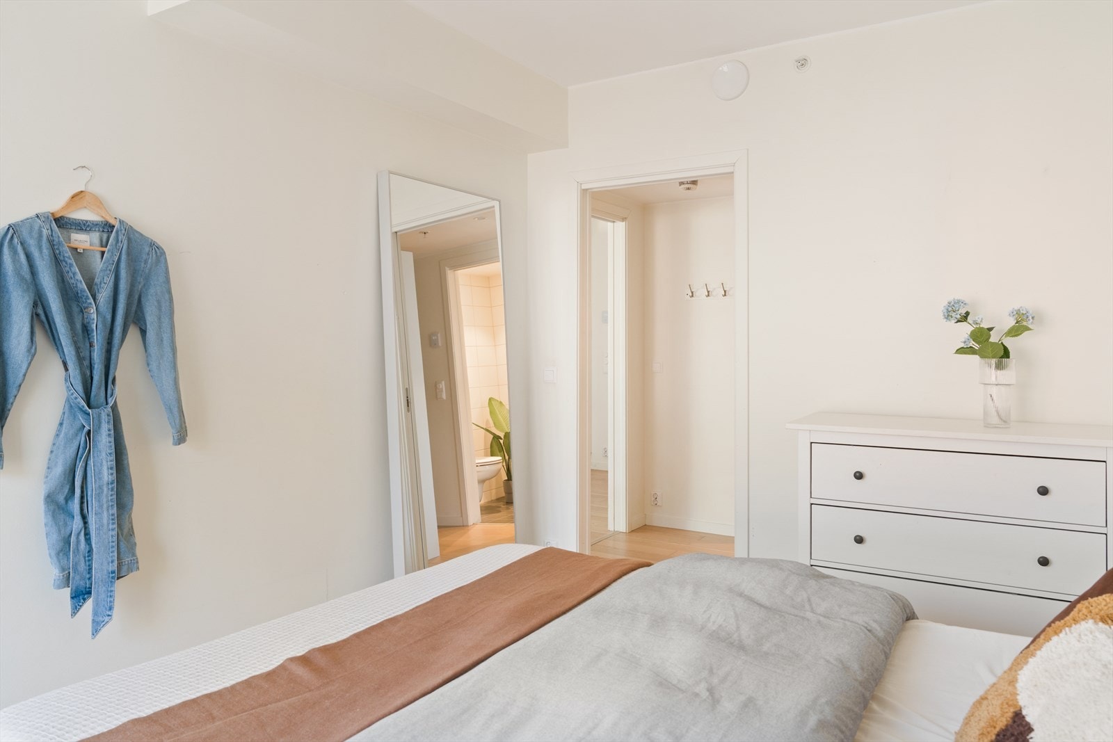 Leiligheten har tre soverom. Galleribilde