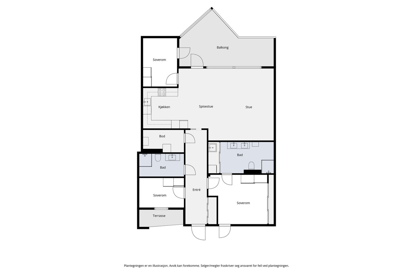 Plantegning - 5. etasje Galleribilde