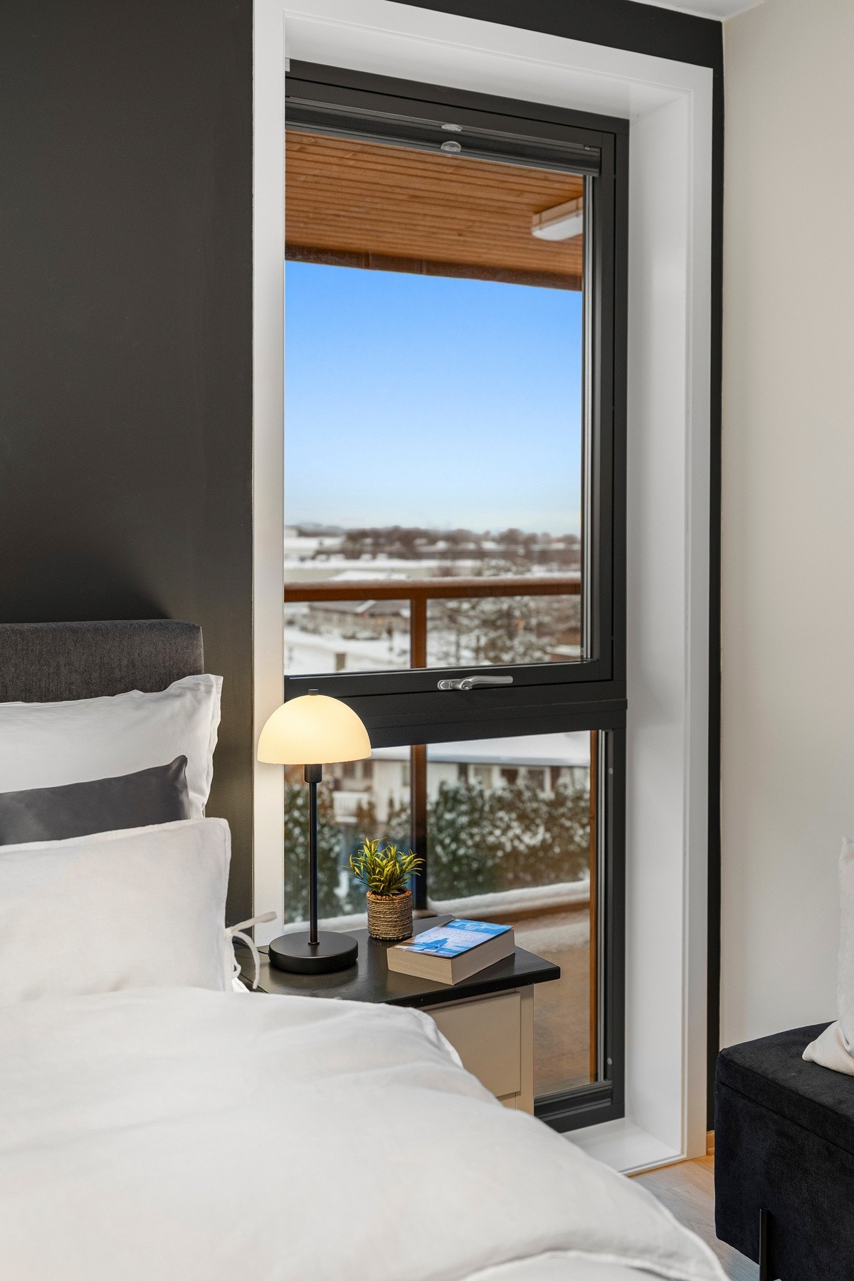 Hovedsoverommet har også tv-uttak. Galleribilde