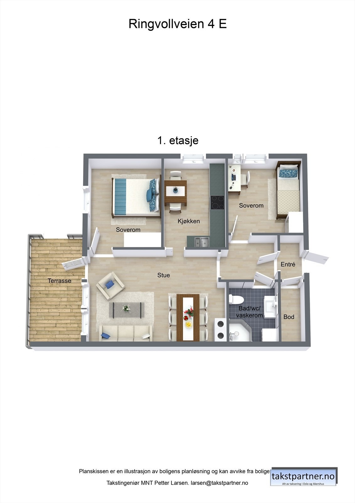 Planskisse. Galleribilde