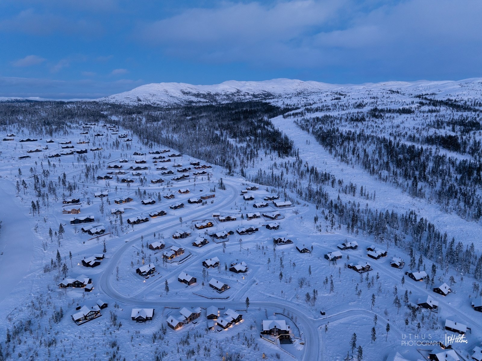 Turufjelli "Blåtimen" Galleribilde