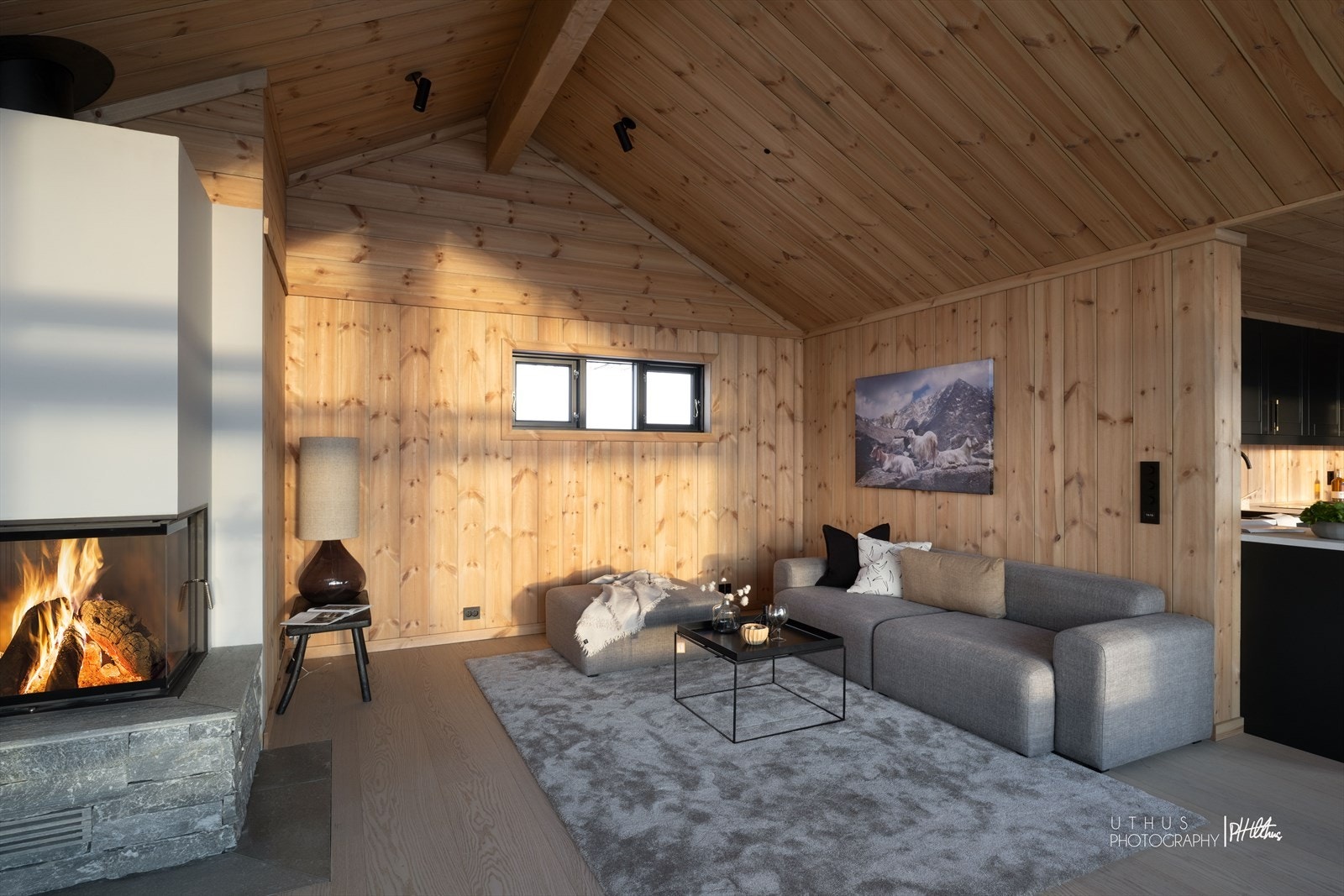 God takhøyde og eksklusive spotter i himlingen Galleribilde