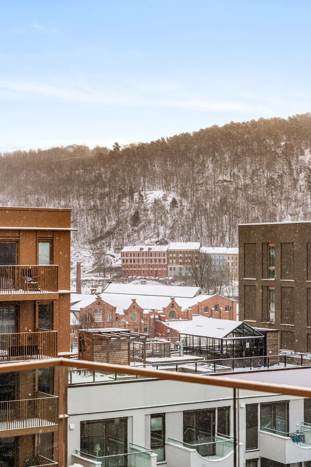 Fin utsikt mot Middelalderparken Galleribilde