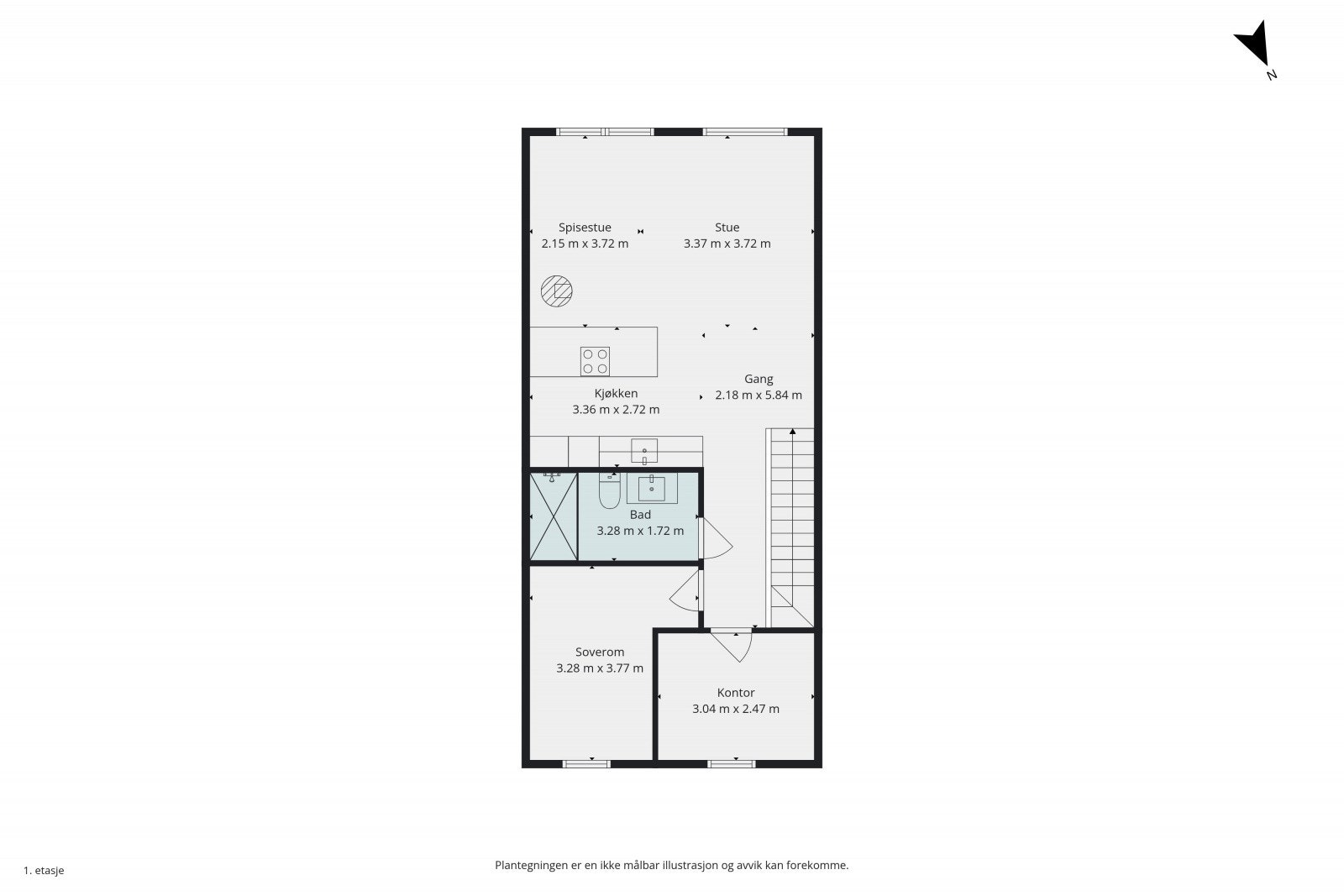 Plantegning - 2.etasje Galleribilde