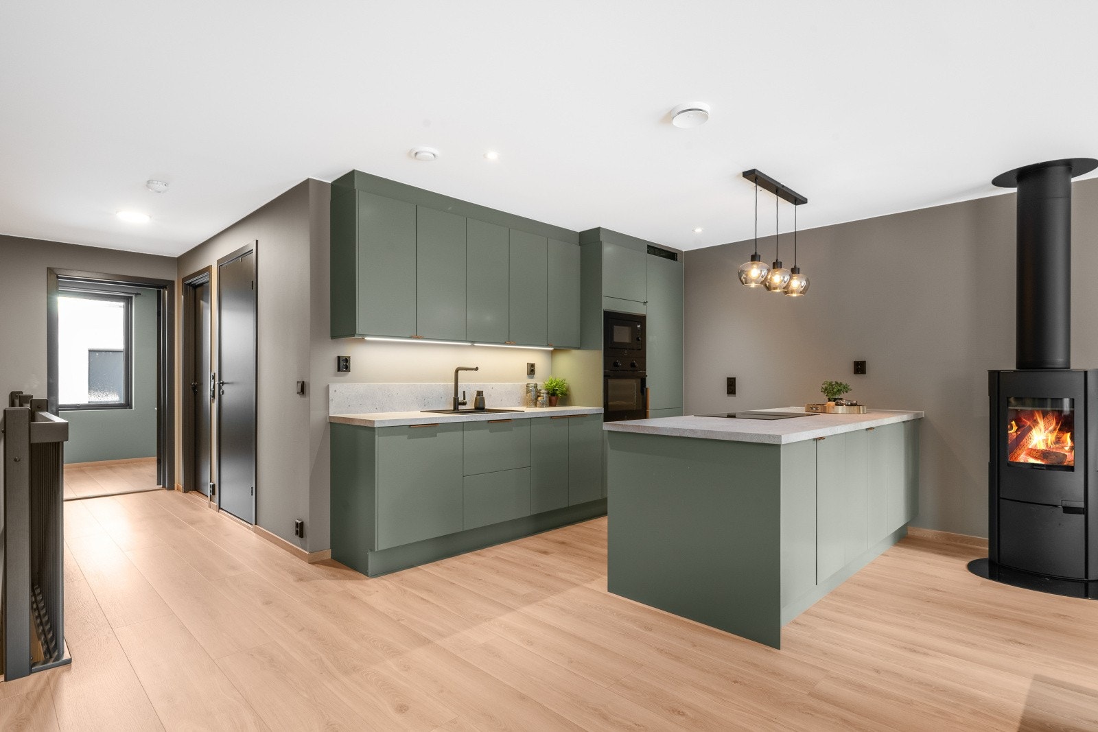 Allerede idet du kommer opp får du en skikkelig wow-følelse - dette er et rom som virkelig imponerer. Galleribilde