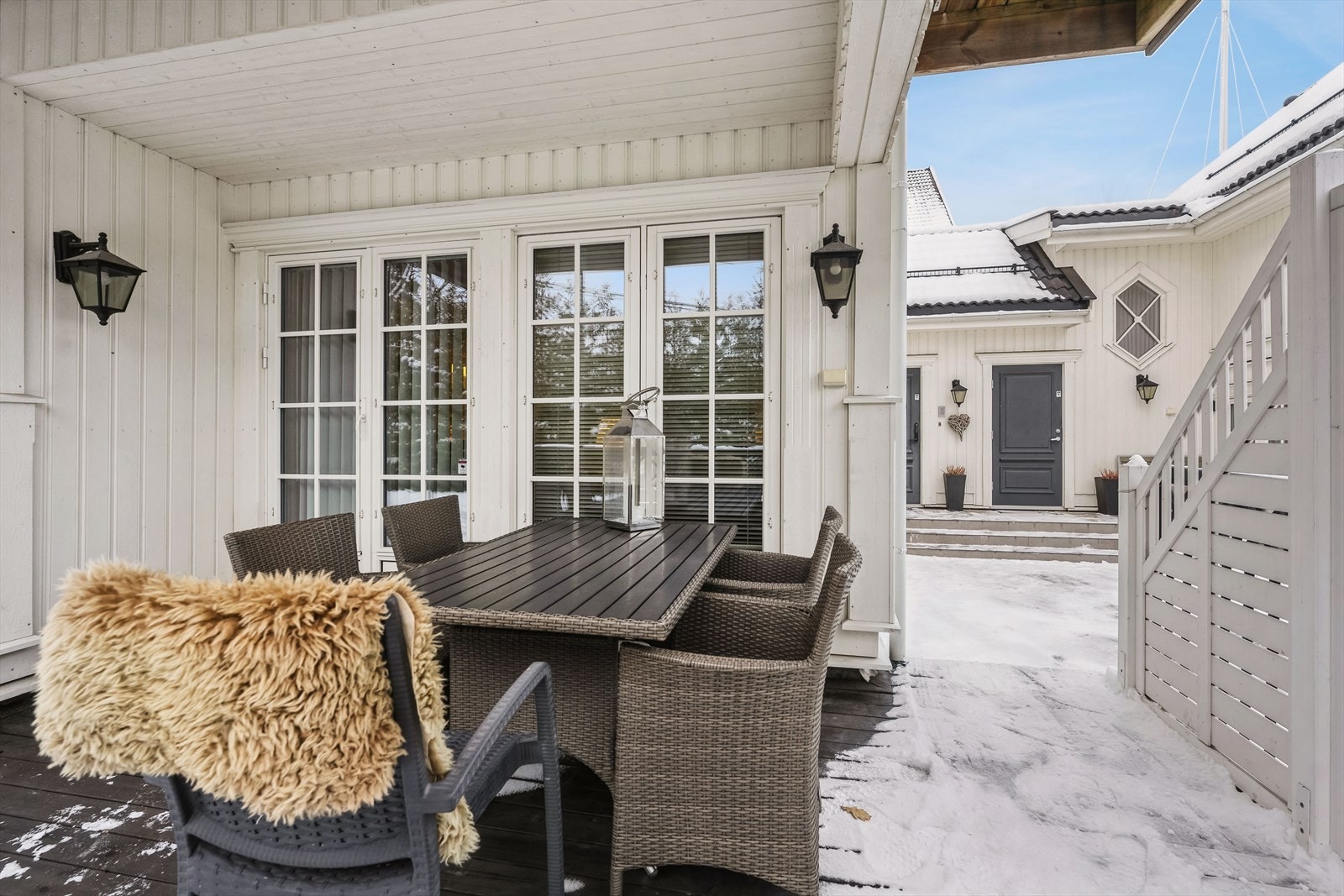 Direkte adkomst til gårdsplassen Galleribilde