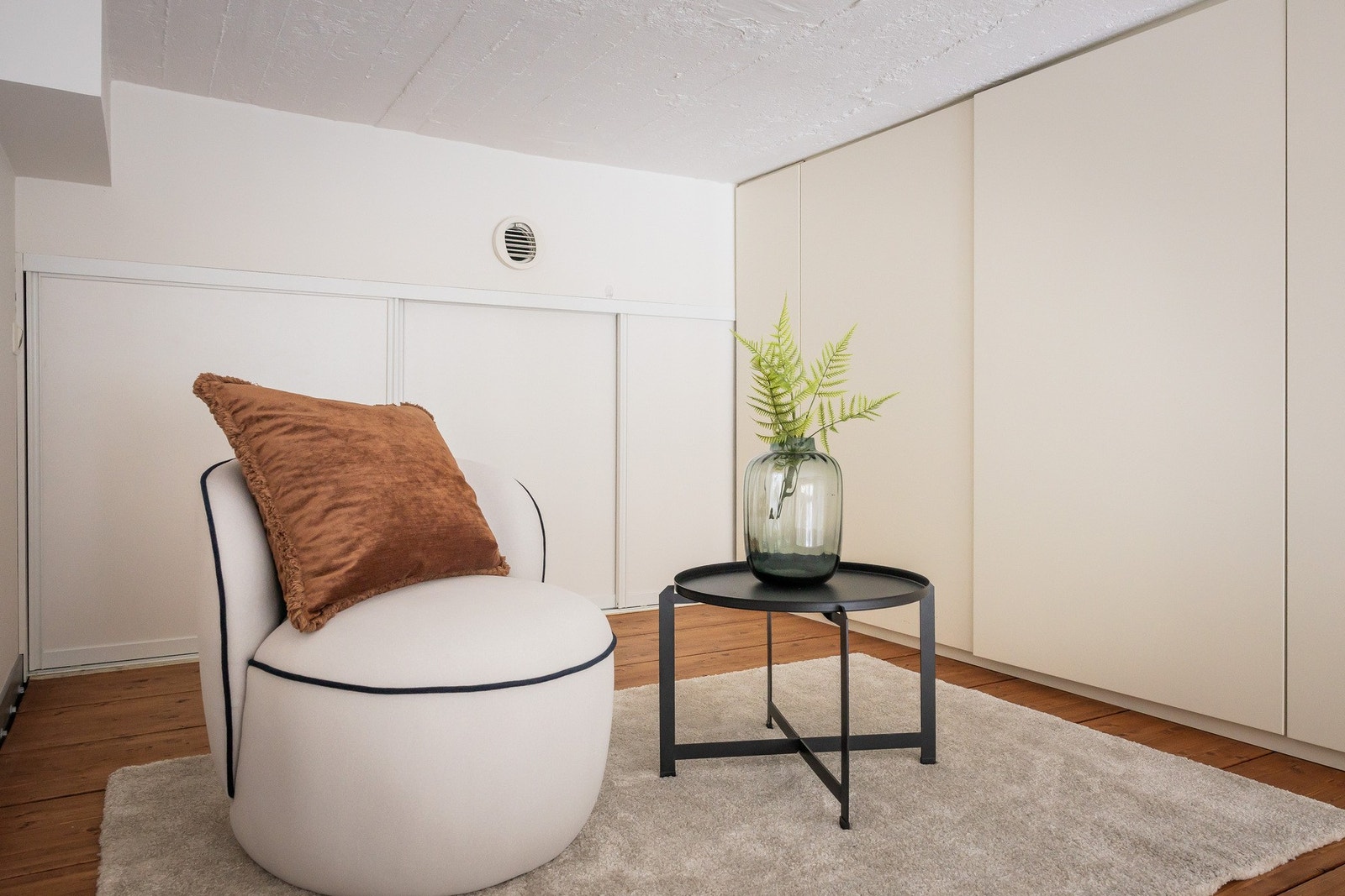 Den tredje hemsløsningen finner man her, i tilknytning til det største soverommet. Galleribilde