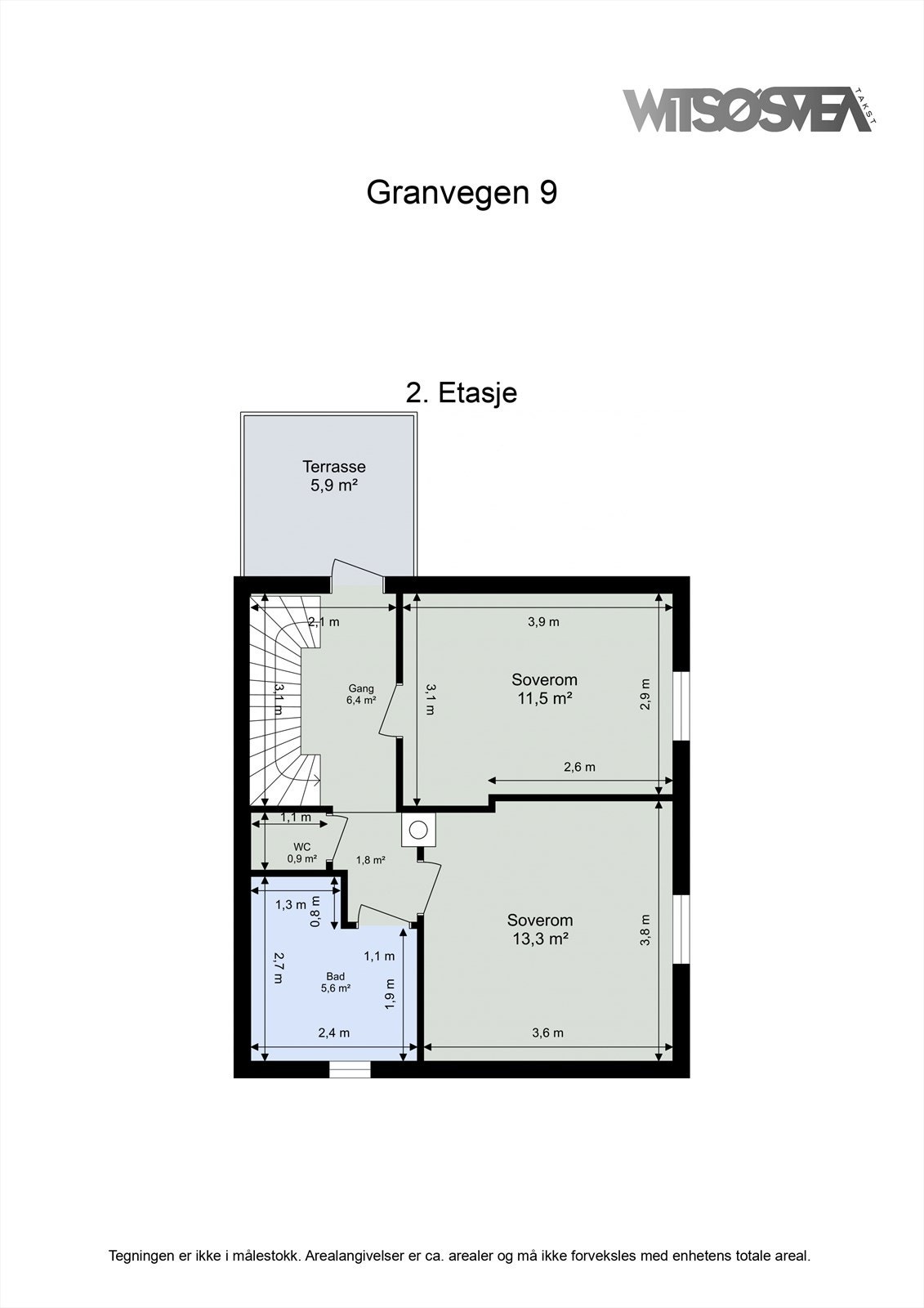 2. Etasje - Granvegen 9. Galleribilde