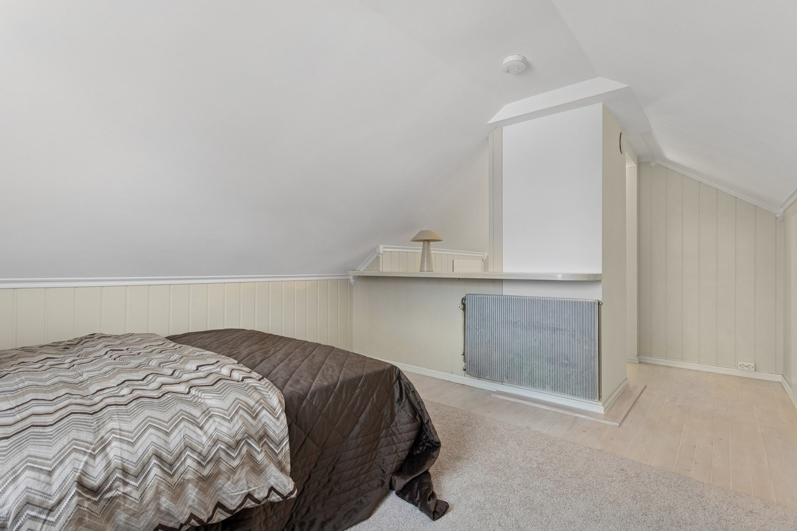 Det gjøres oppmerksom på at loftet ikke er omsøkt fra tiillegsdel til hoveddel. Galleribilde