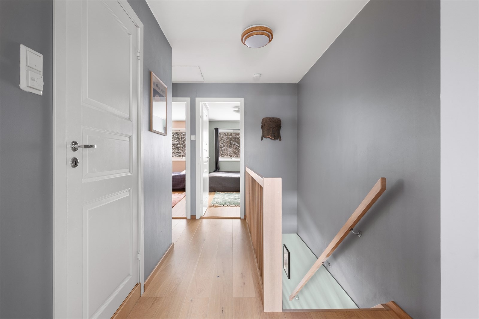 I denne etasjen er det 3 soverom, bad og wc-rom. Galleribilde