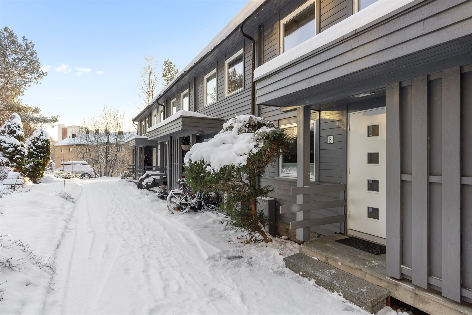 Fasadei nngangsparti Galleribilde