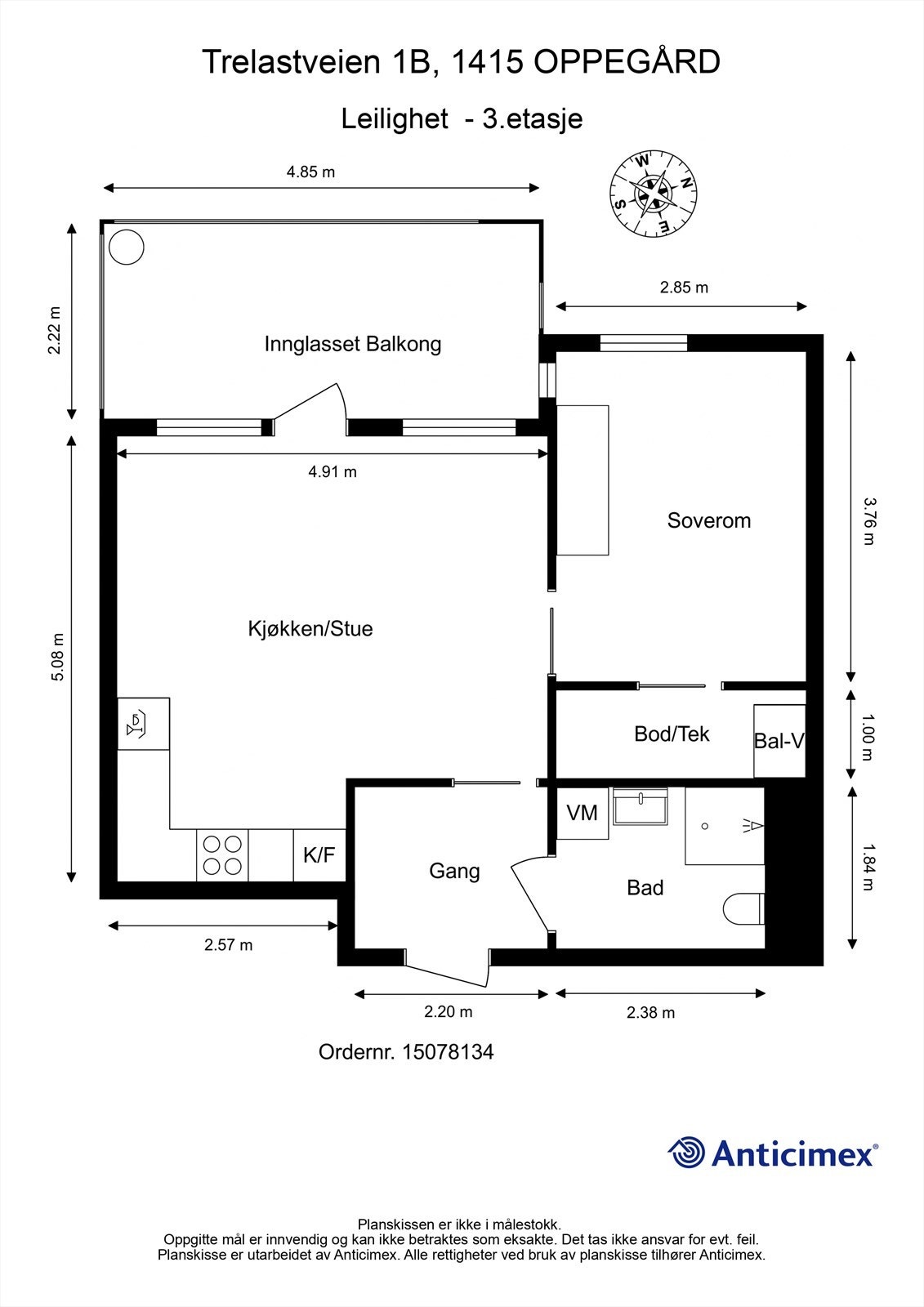 Plantegning Galleribilde