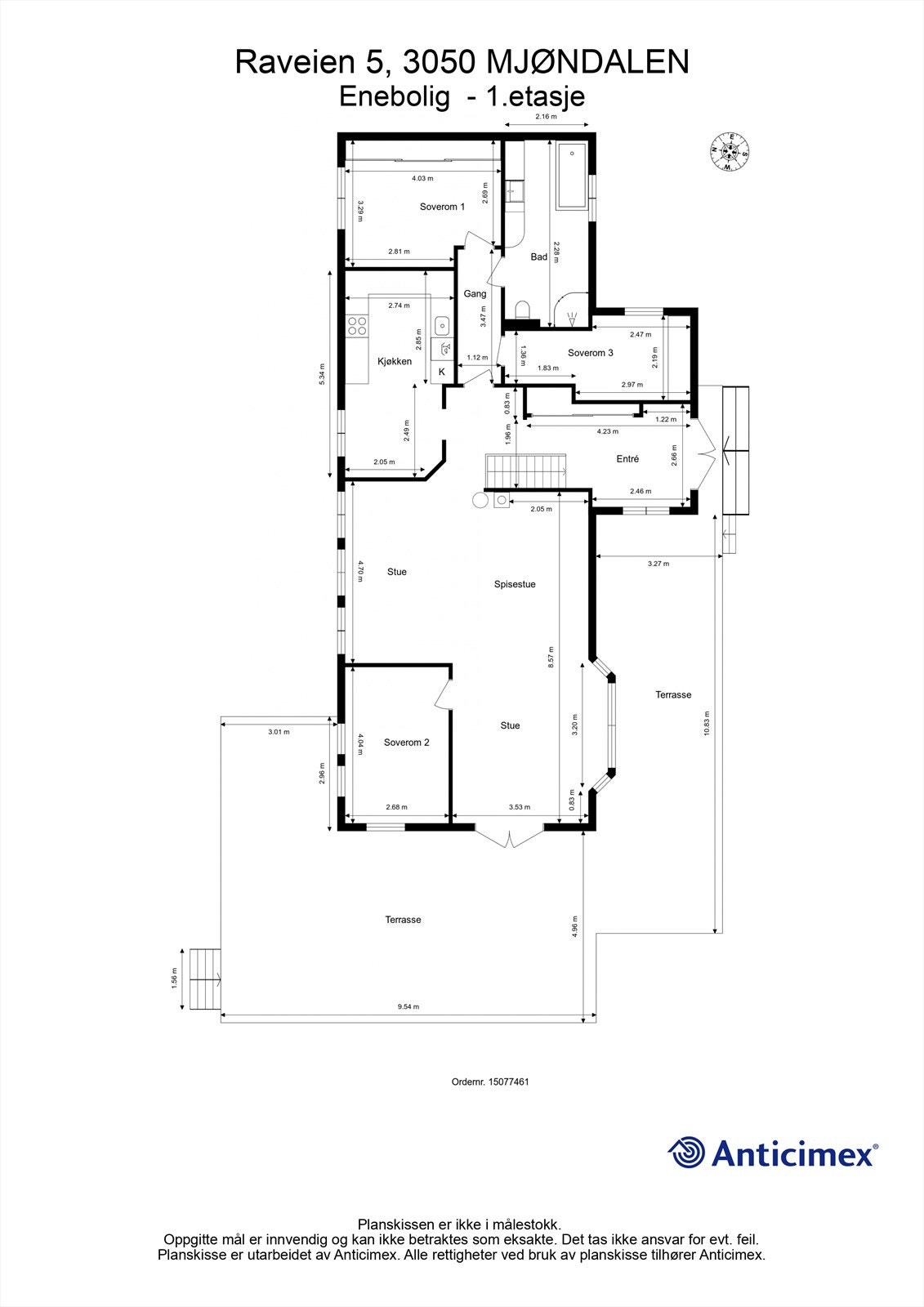 Plantegning - 1. etasje Galleribilde