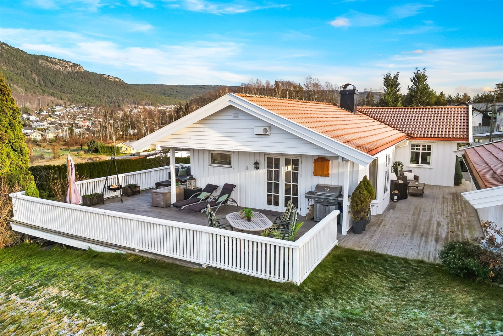 Terrasse - Sommerbilde Galleribilde