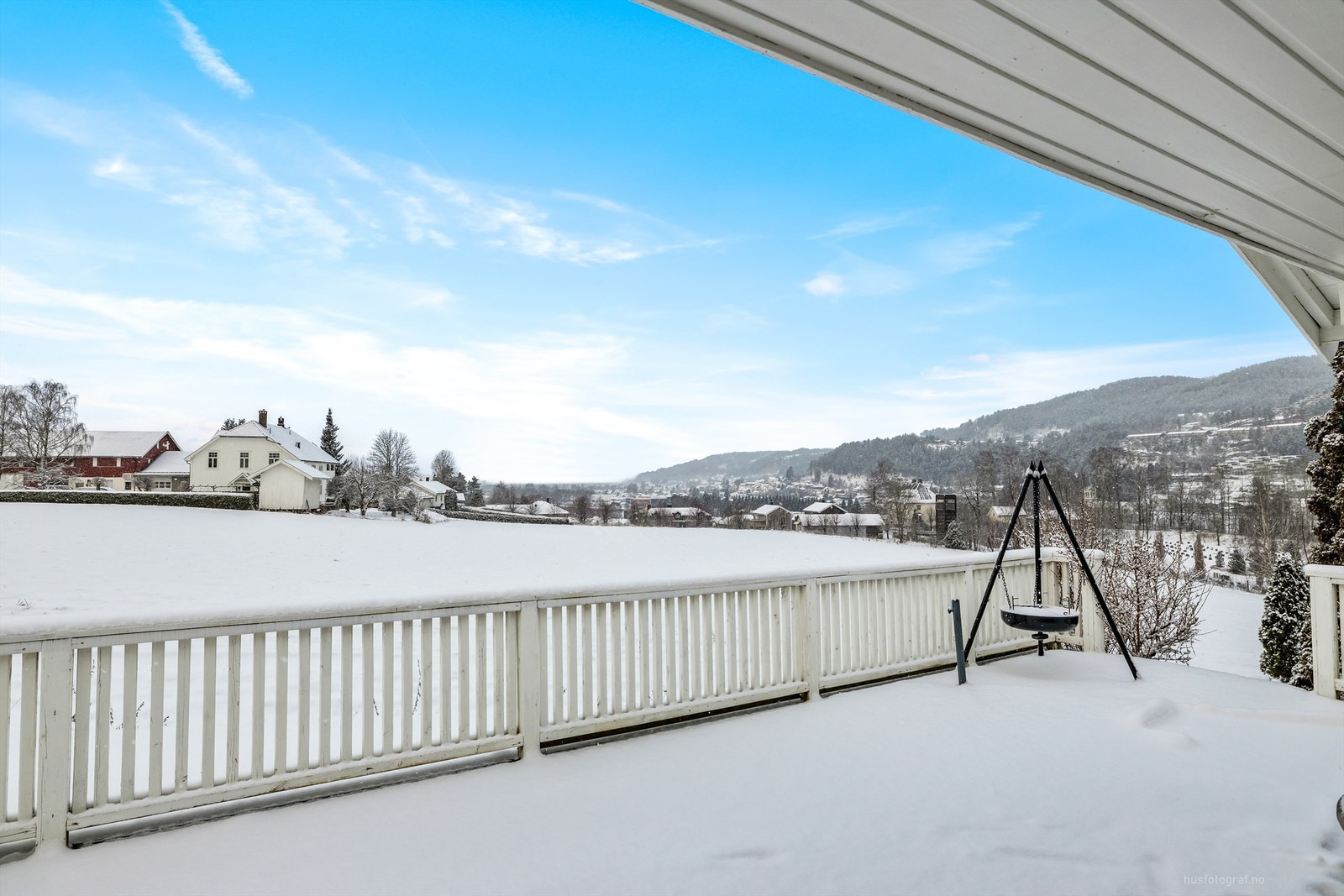 Terrasse - Vinterbilde Galleribilde