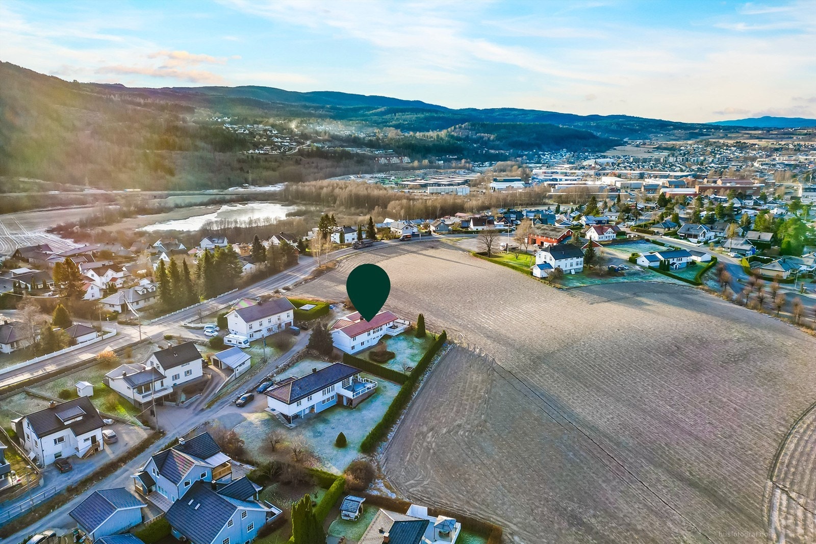God togforbindelse fra Mjøndalen sentrum Galleribilde
