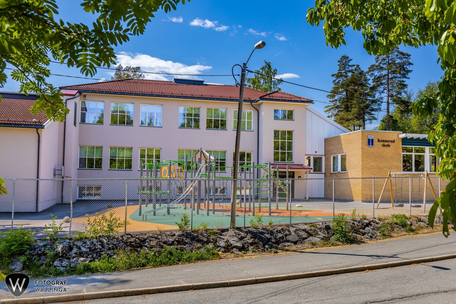 Konnerud skole ligger ca. 10 minutters gange fra boligen. Galleribilde