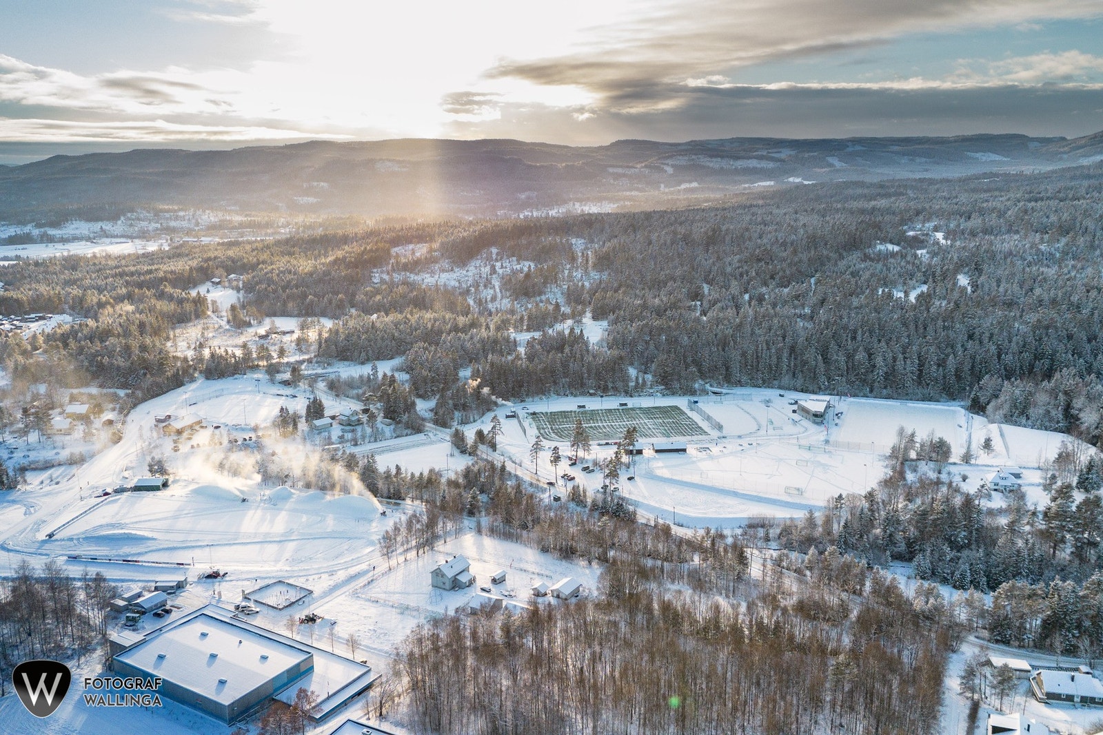 Konnerud er kjent for gode skiløyper. Galleribilde