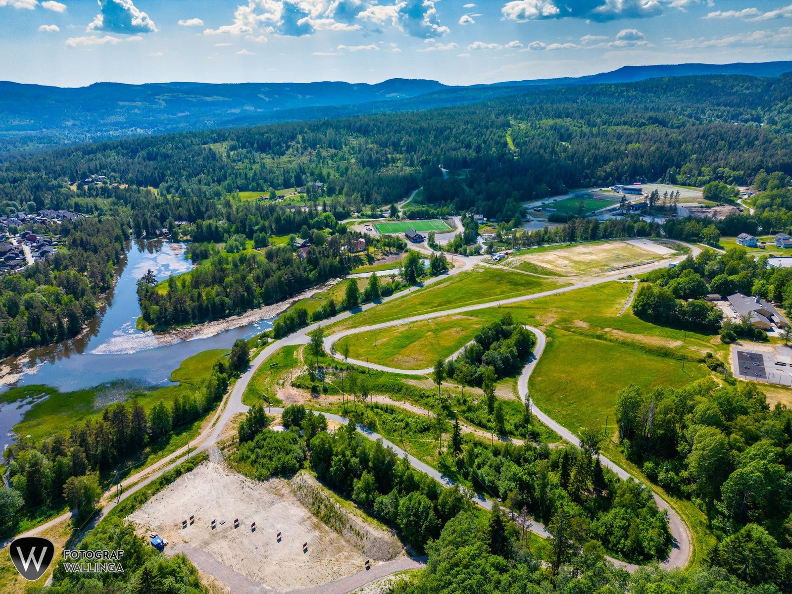 Konnerud idrettspark har noe for enhver, og flott rulleskianlegg. Galleribilde