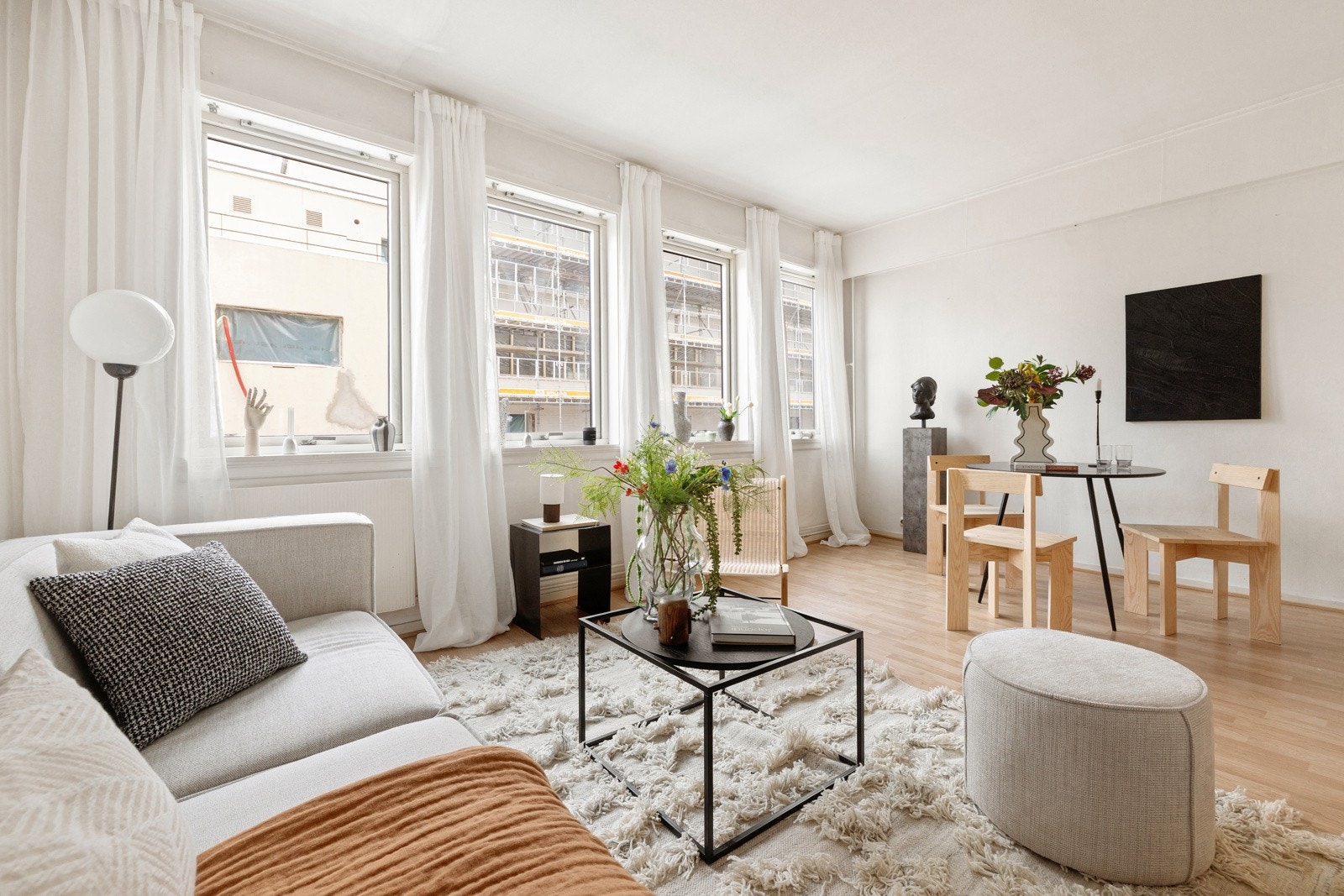 En lys og praktisk 2-roms hjørneleilighet like ved Slottet Galleribilde