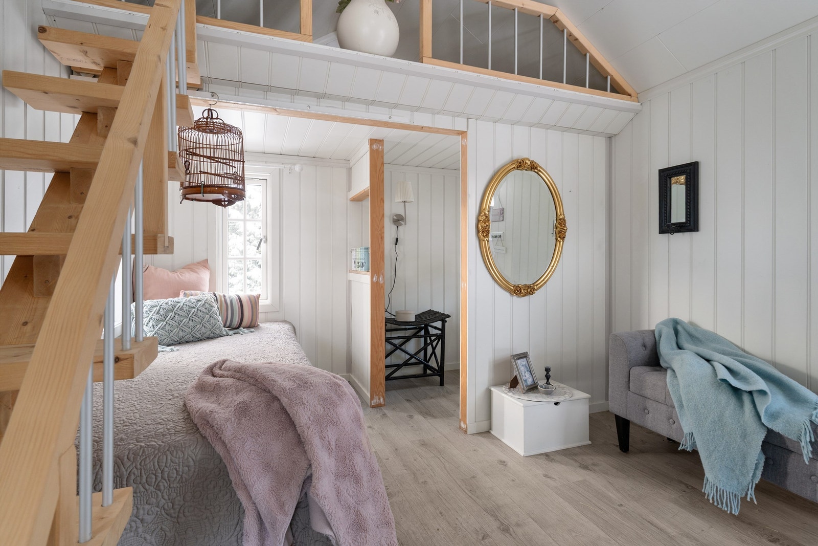 Annekset er isolert og har nyere vinduer og strøm Galleribilde