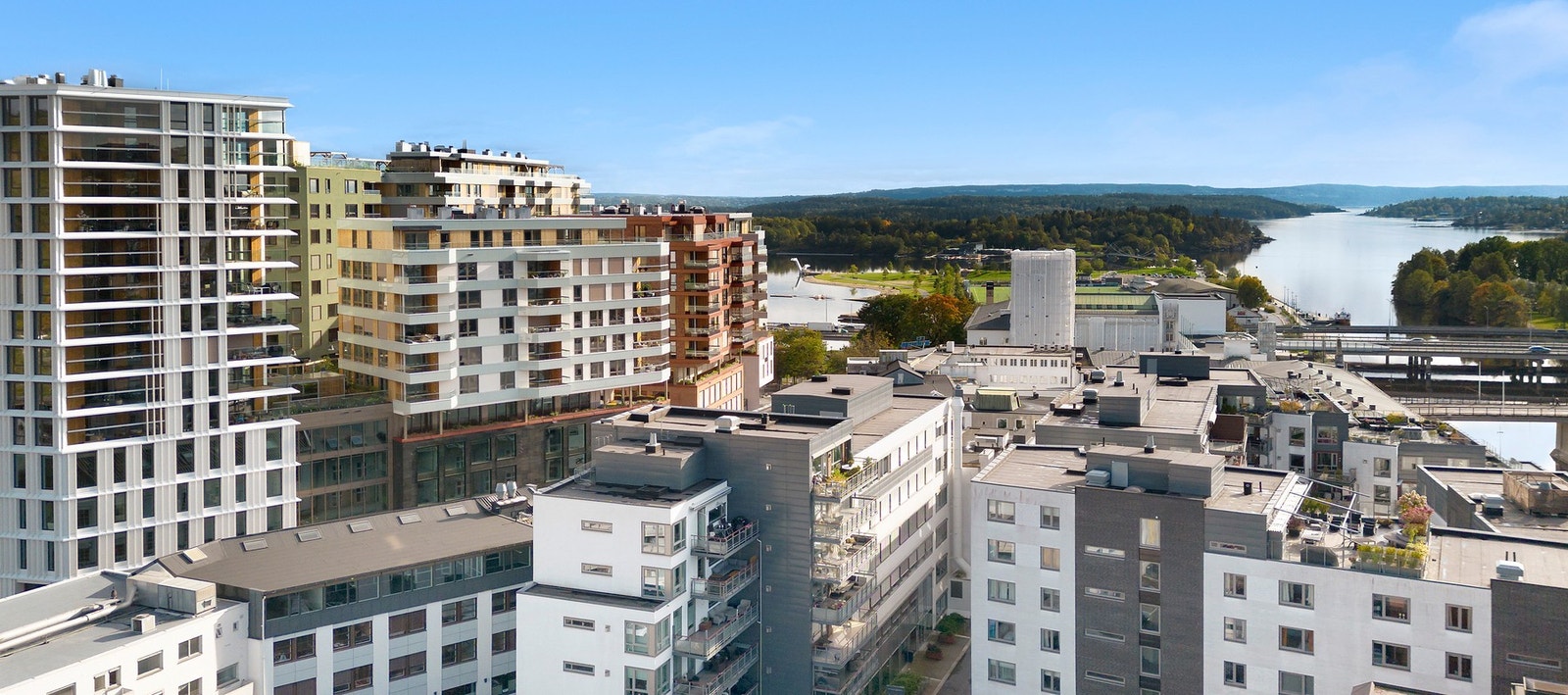 Helgerudkvartalet er med på å skape "Nye Sandvika" med blant annet en ny, hyggelig handlegate Galleribilde