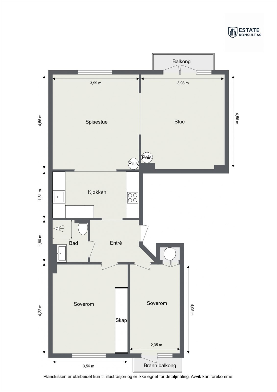 Plantegning Galleribilde