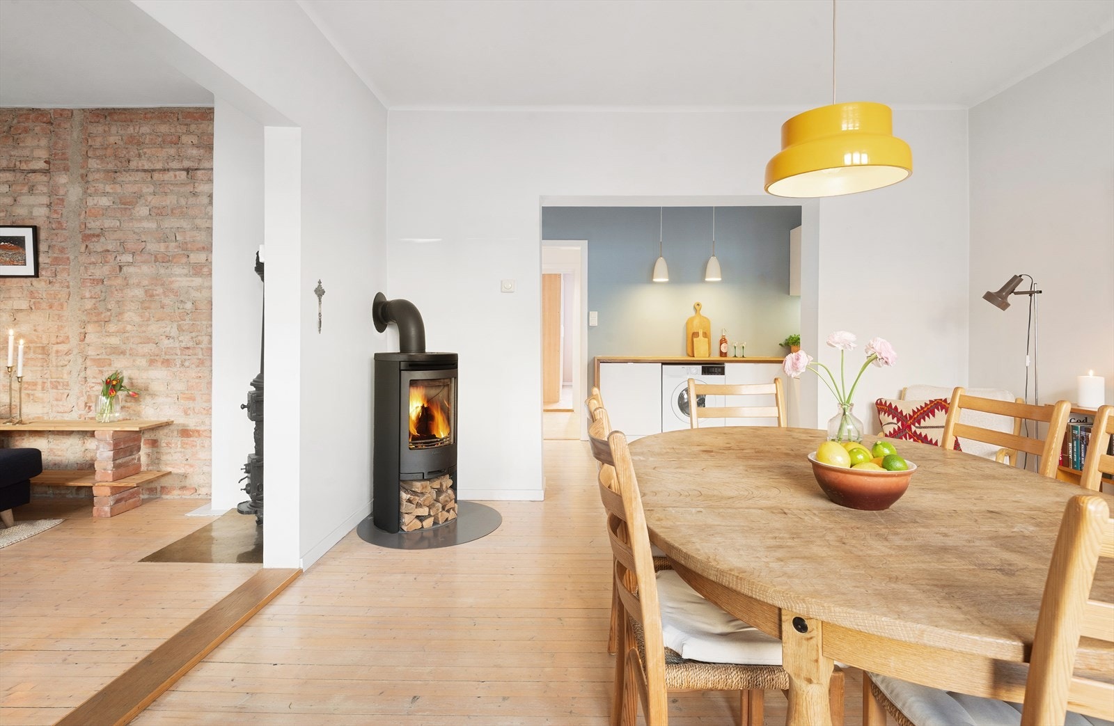 Peis som sørger for lun og god varme gjennom kalde vinterdager Galleribilde