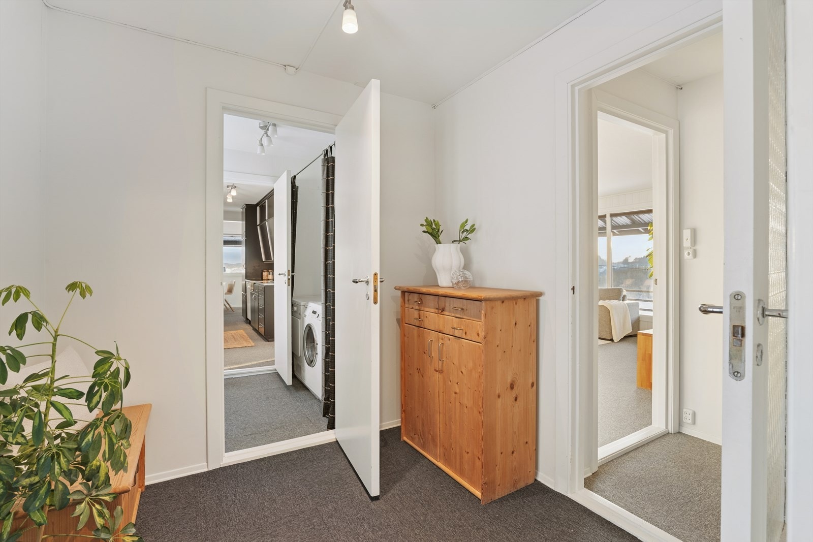 Entréen med praktisk inngang til vaskerom Galleribilde