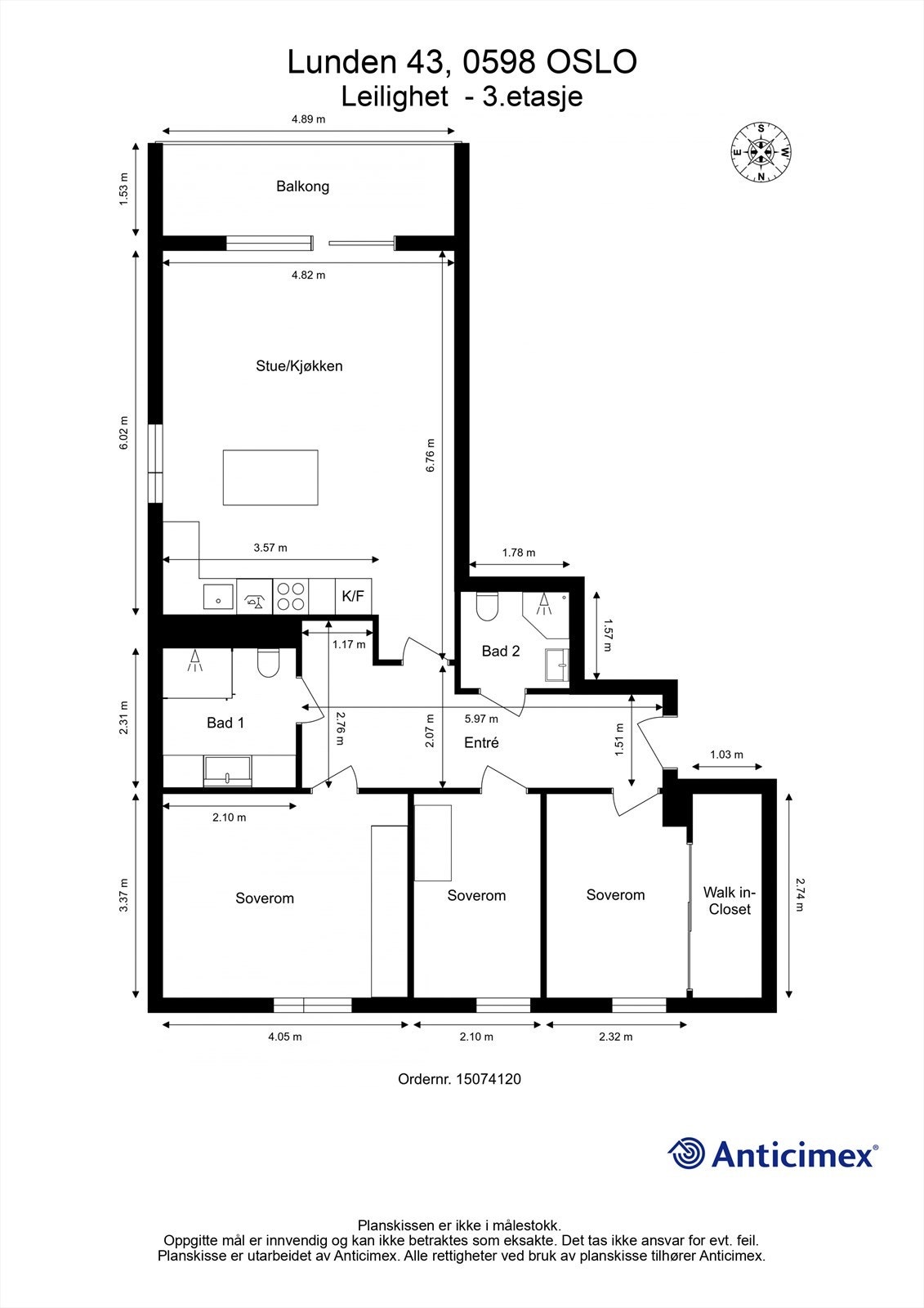 Plantegning Galleribilde
