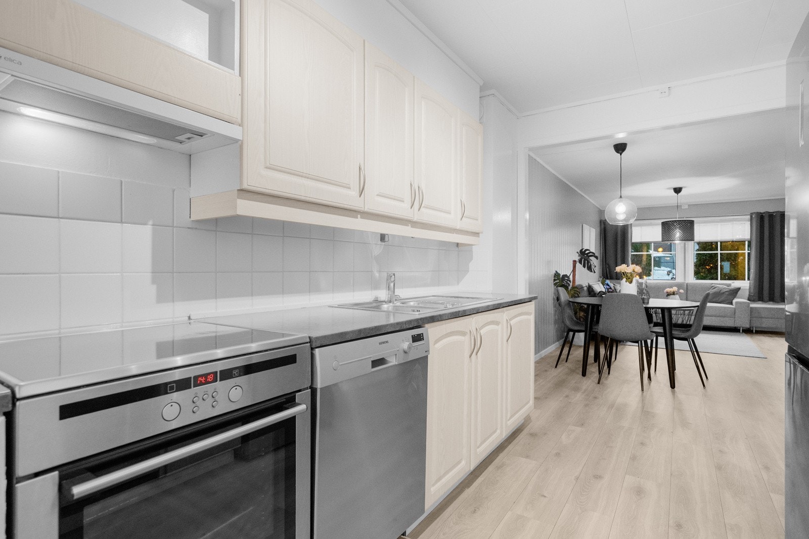 Plass til nødvendige hvitevarer. Galleribilde