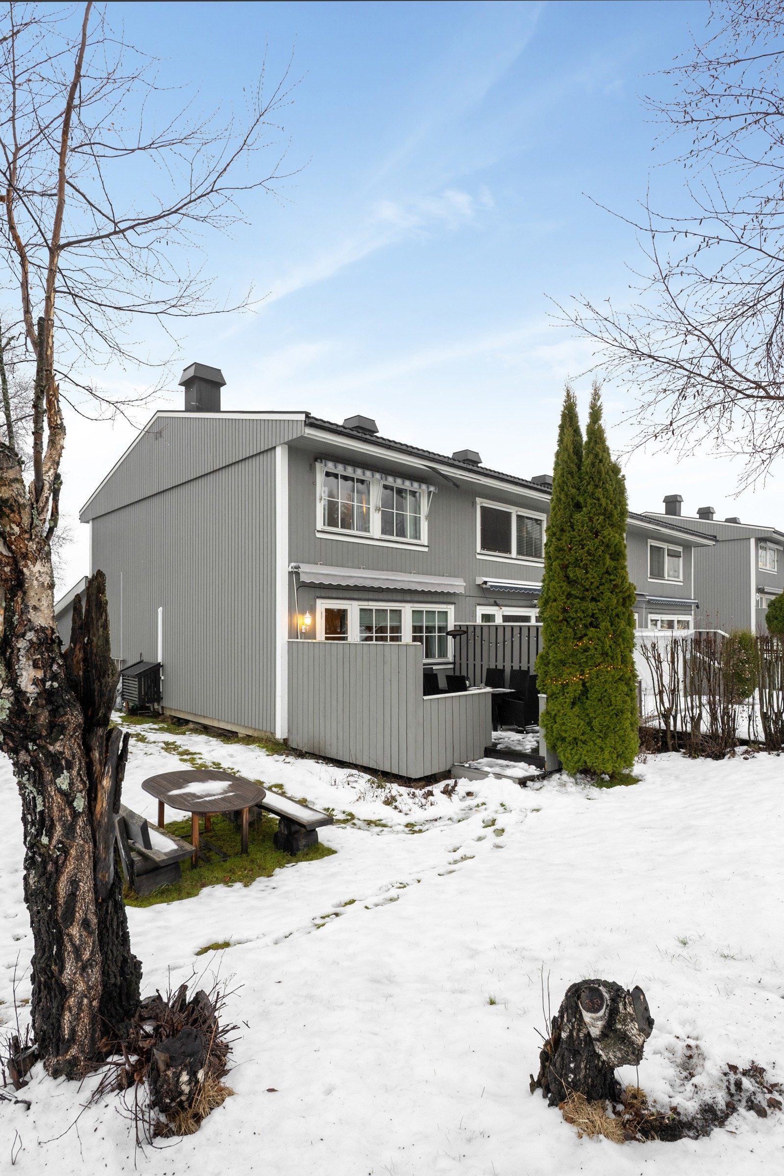 I tillegg finnes skiløyper kun 200 m fra boligen. Galleribilde