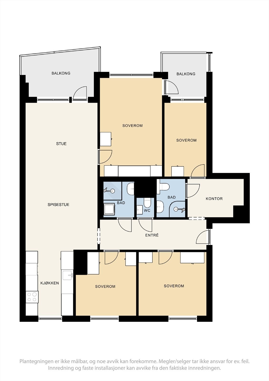 Plantegning Galleribilde