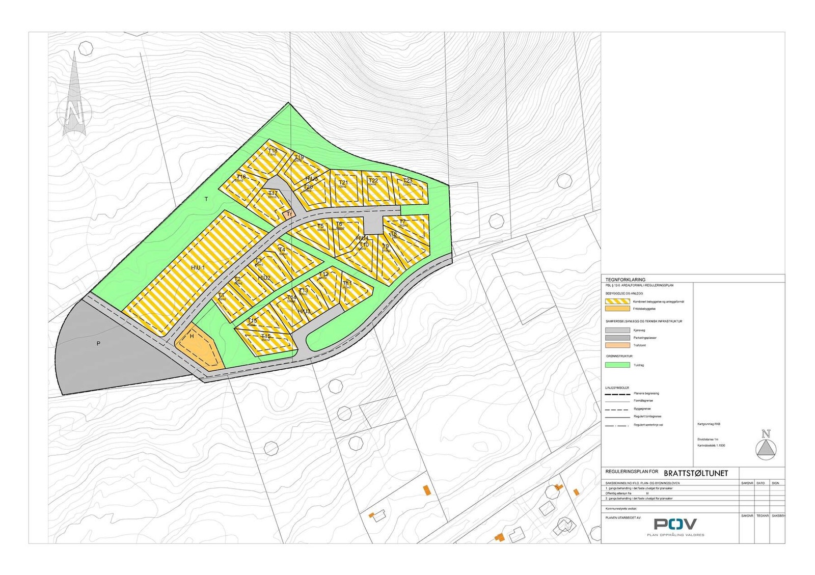 Reguleringsplankart. Galleribilde