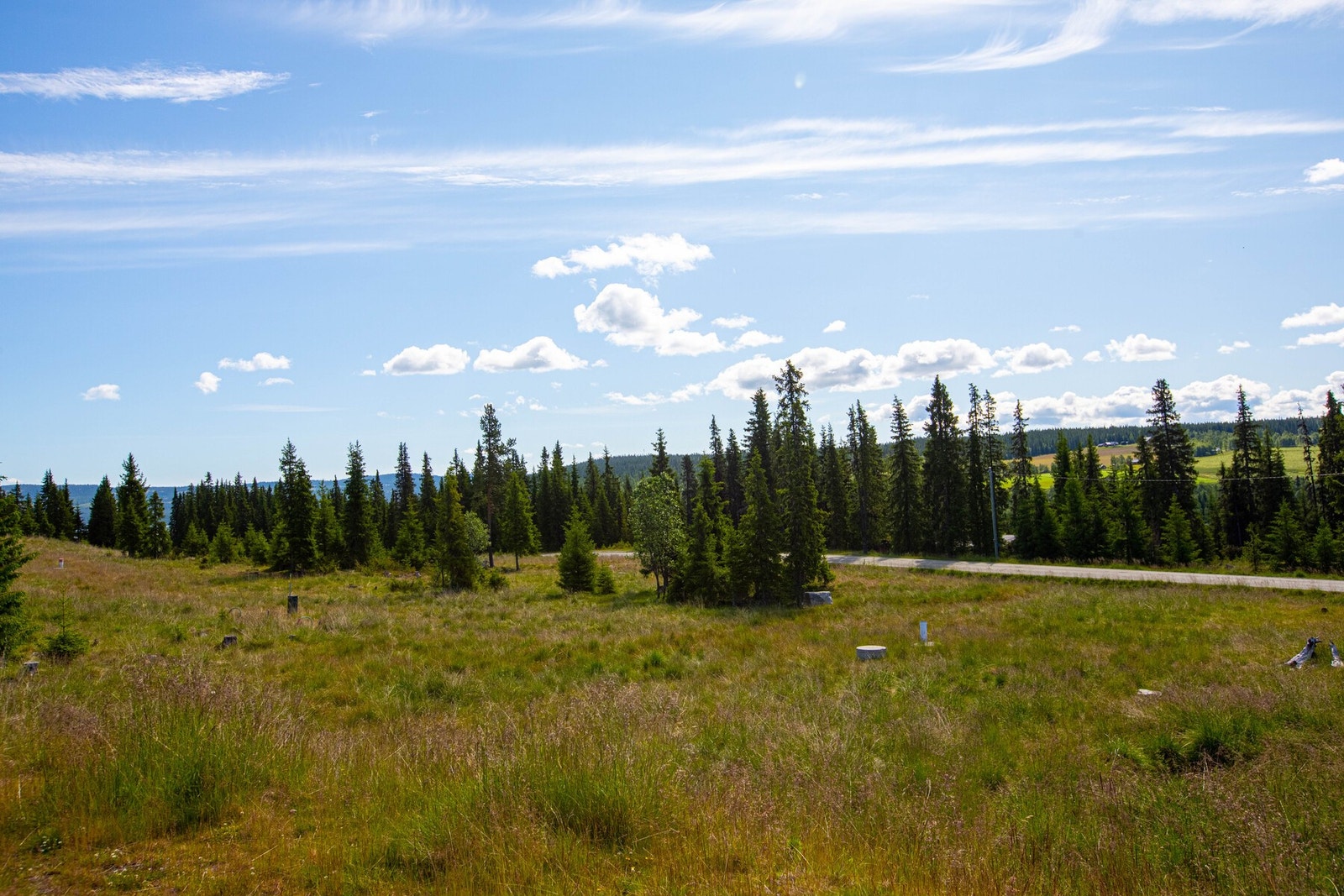 Tomtefeltet ligger solrikt og sentralt til, med bl.a. Joker Fjellbu kun ca. 1 km unna. Galleribilde