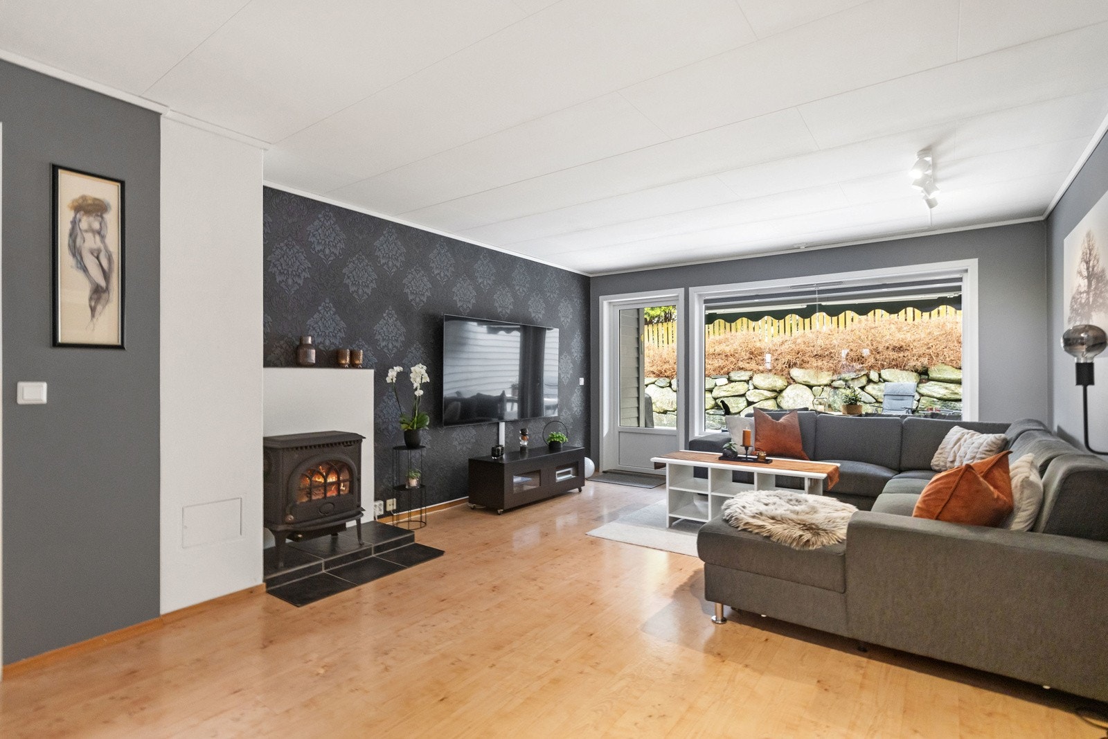 Det er heller ingen innsyn fra stuevinduet. Galleribilde