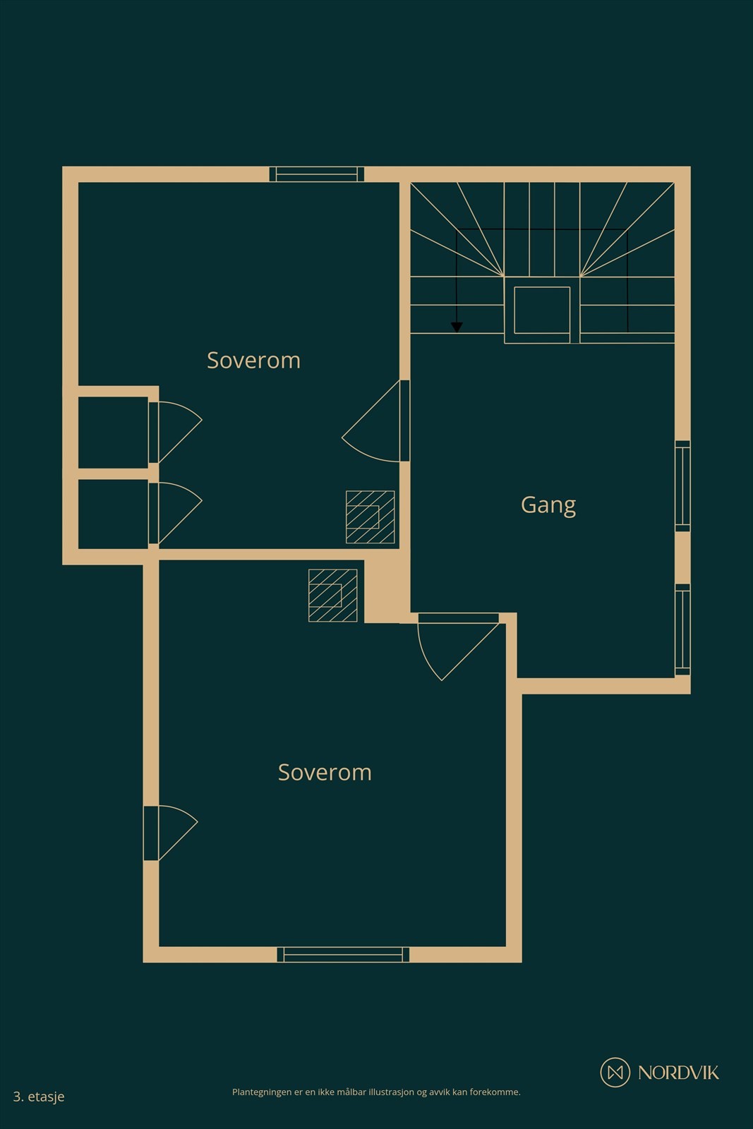 Plantegning 2.etasje Galleribilde